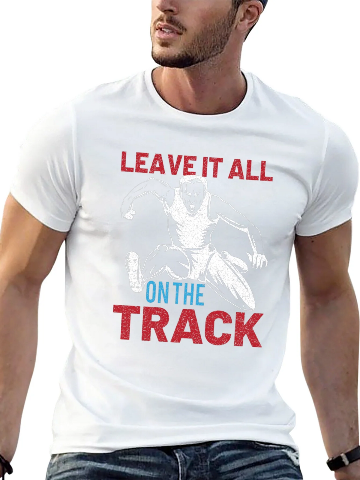 Leave It All on the Track Black T-Shirt product image 4