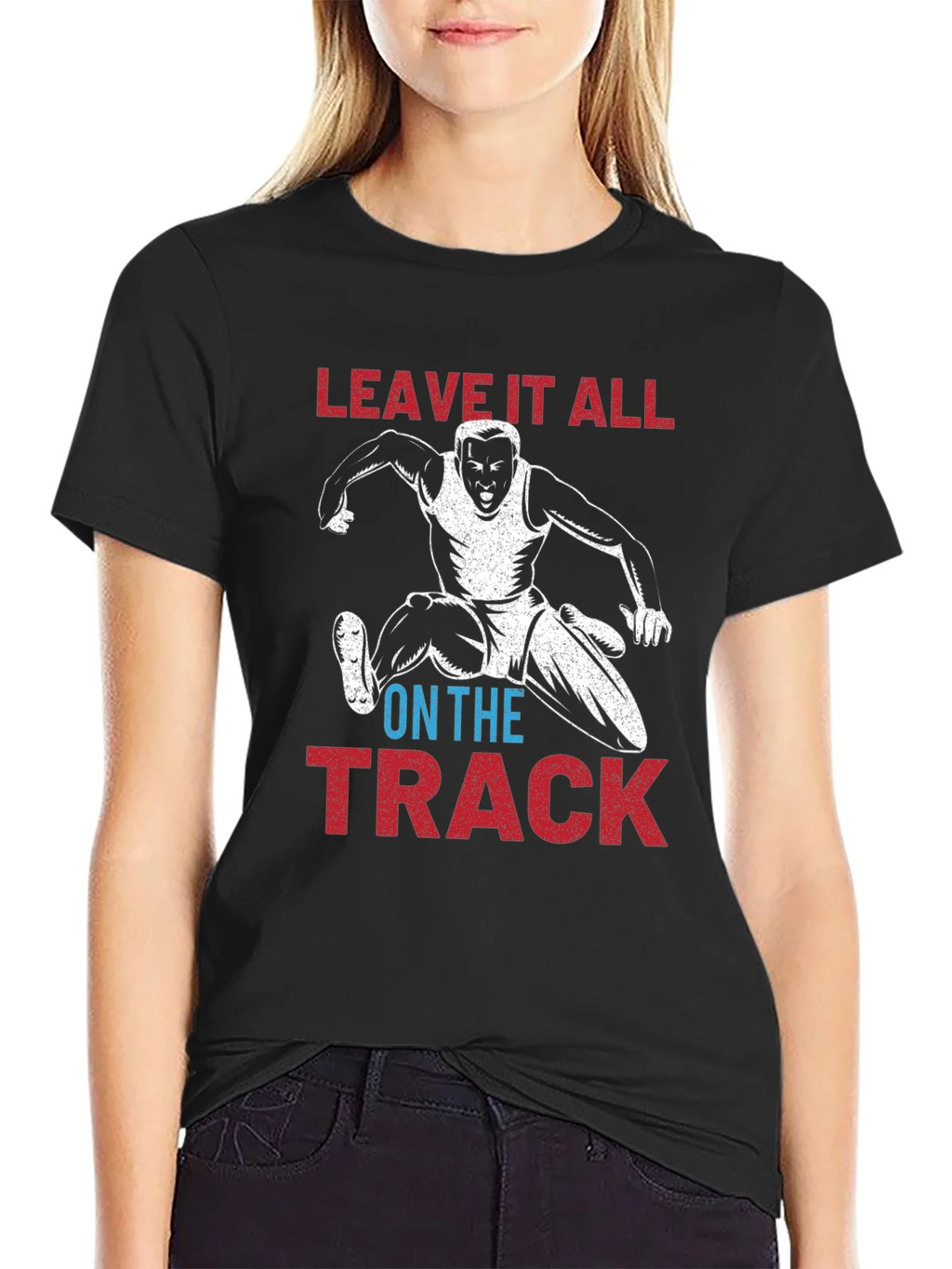 Leave It All on the Track Black T-Shirt product image 5