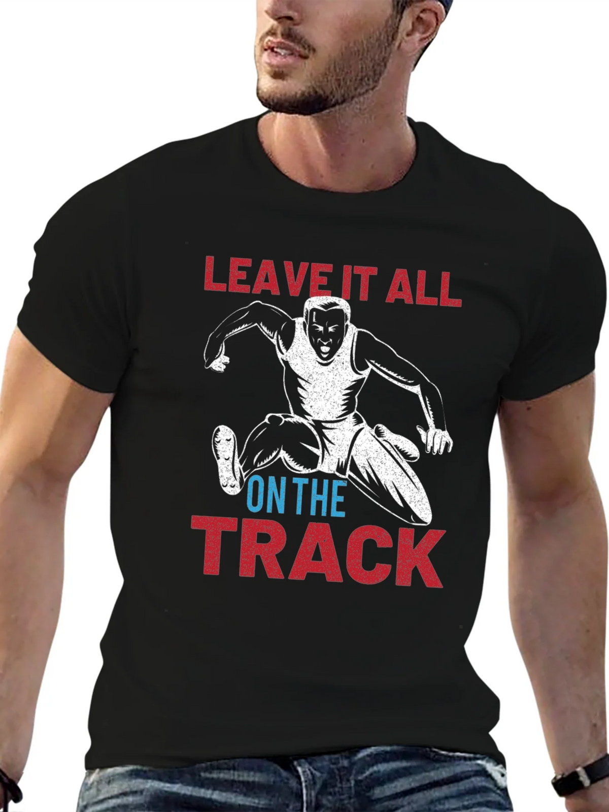 Leave It All on the Track Black T-Shirt product image 9