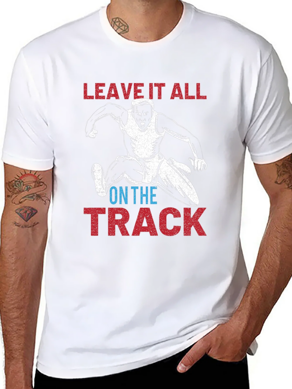 Leave It All on the Track Black T-Shirt product image 10