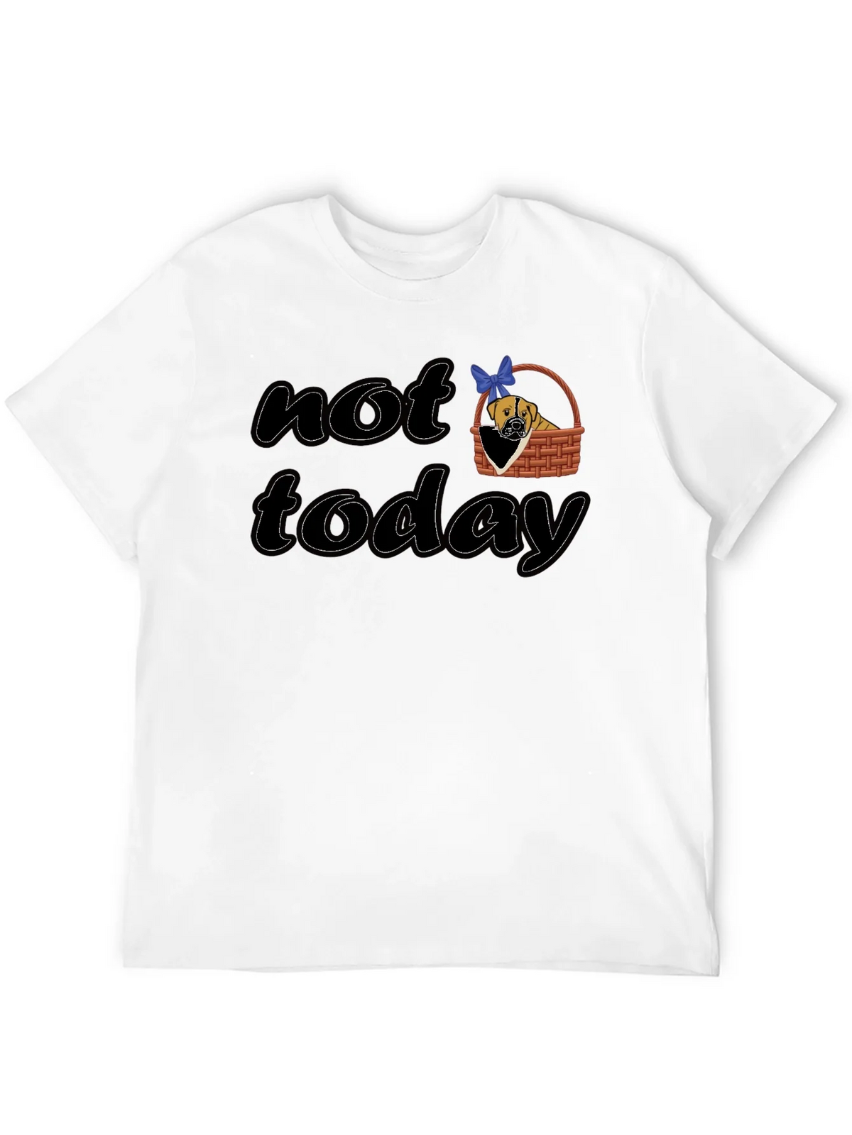 Not Today Dog Graphic T-Shirt product image 3