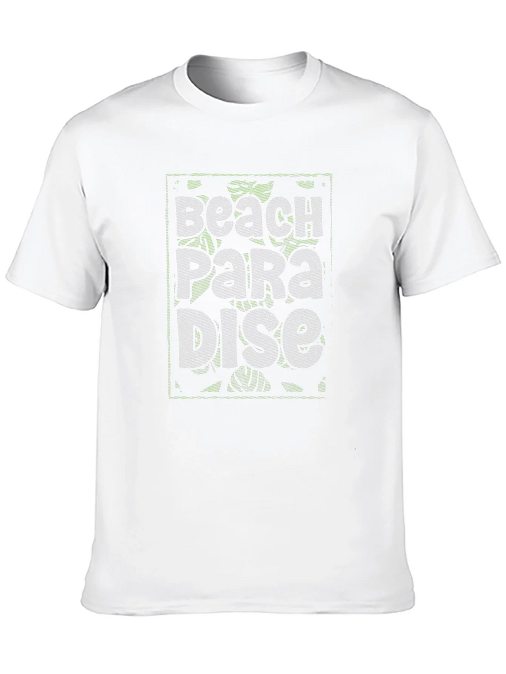 Beach Paradise Graphic Print Black T-Shirt product image 12