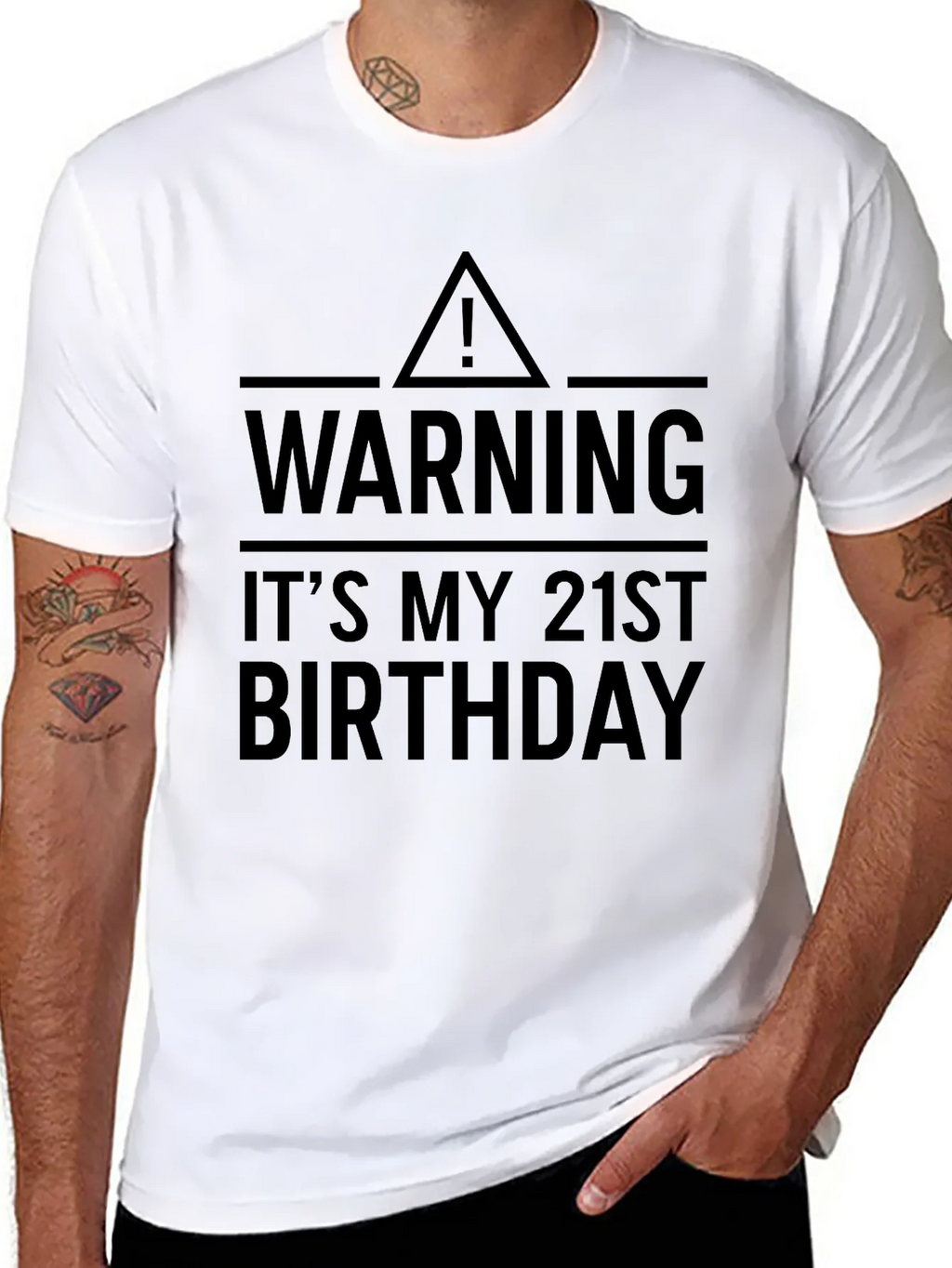 Warning: Its My 21st Birthday T-Shirt product image 10