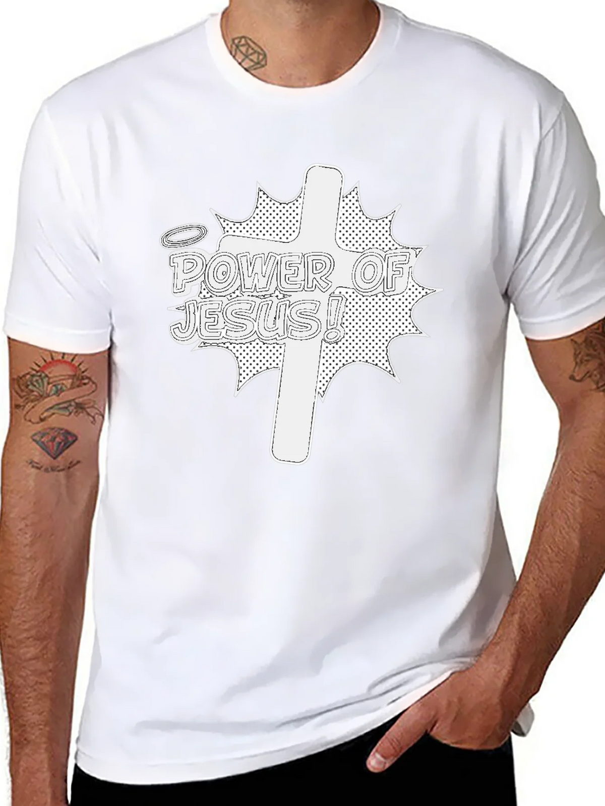 Power of Jesus Christian T-Shirt product image 10