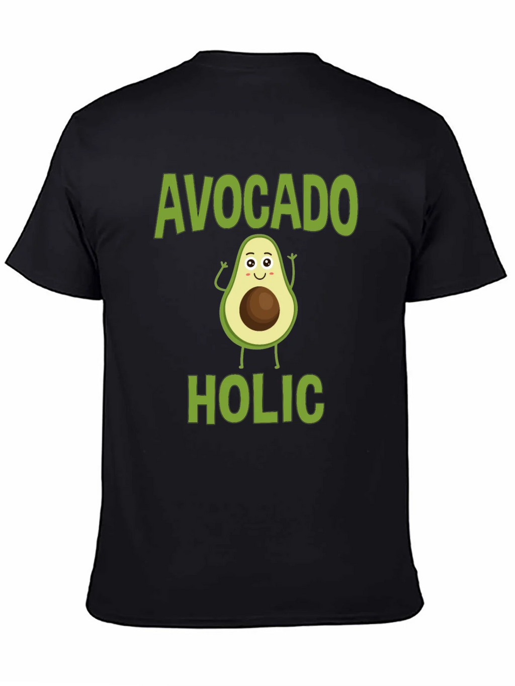 Avocado-holic Graphic Tee - Black Cotton T-Shirt product image 7