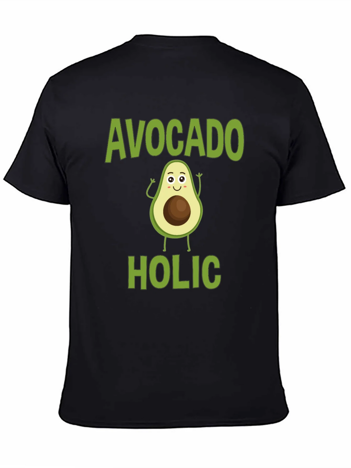 Avocado-holic Graphic Tee - Black Cotton T-Shirt product image 7