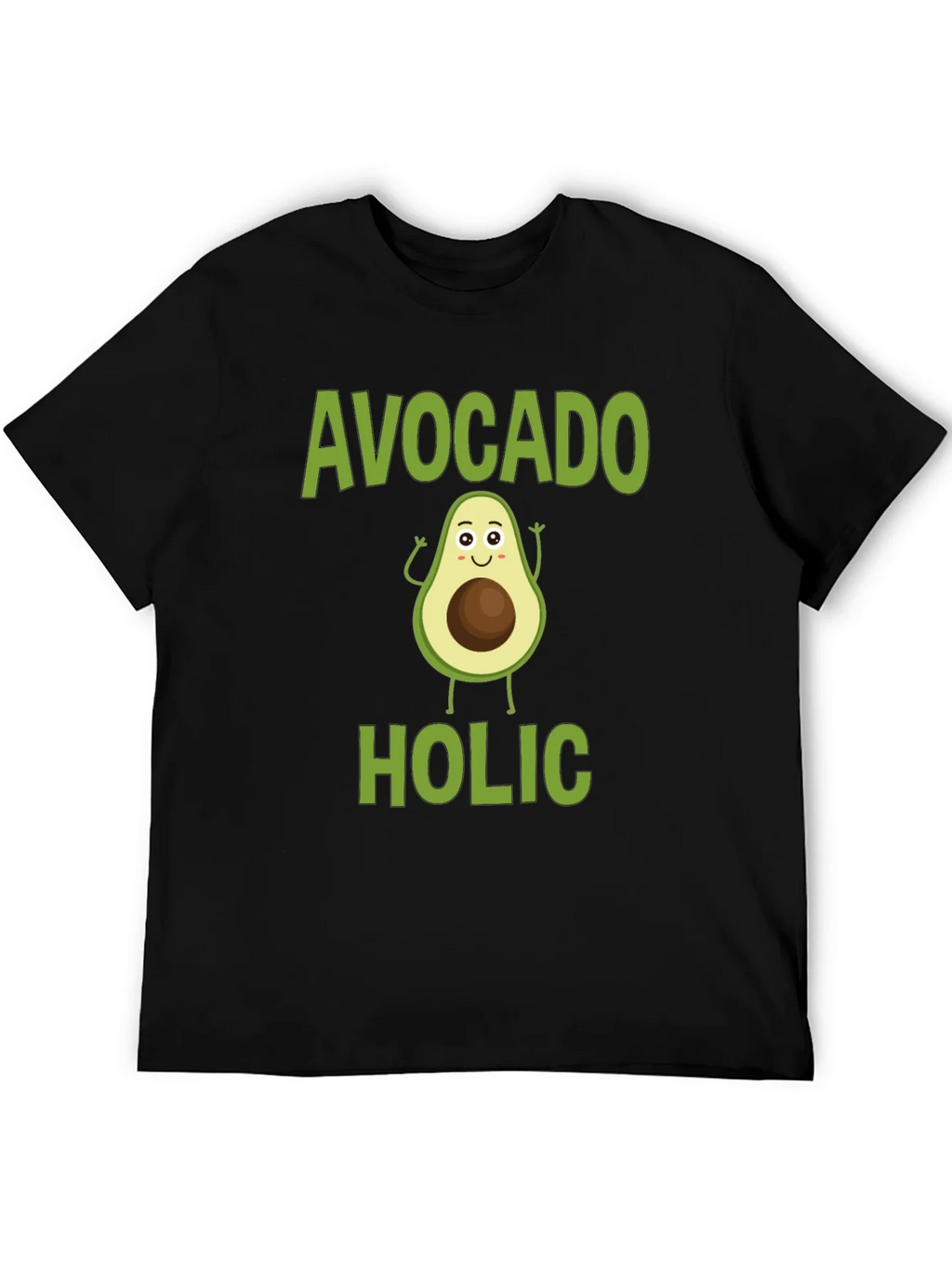 Avocado-holic Graphic Tee - Black Cotton T-Shirt product image 8