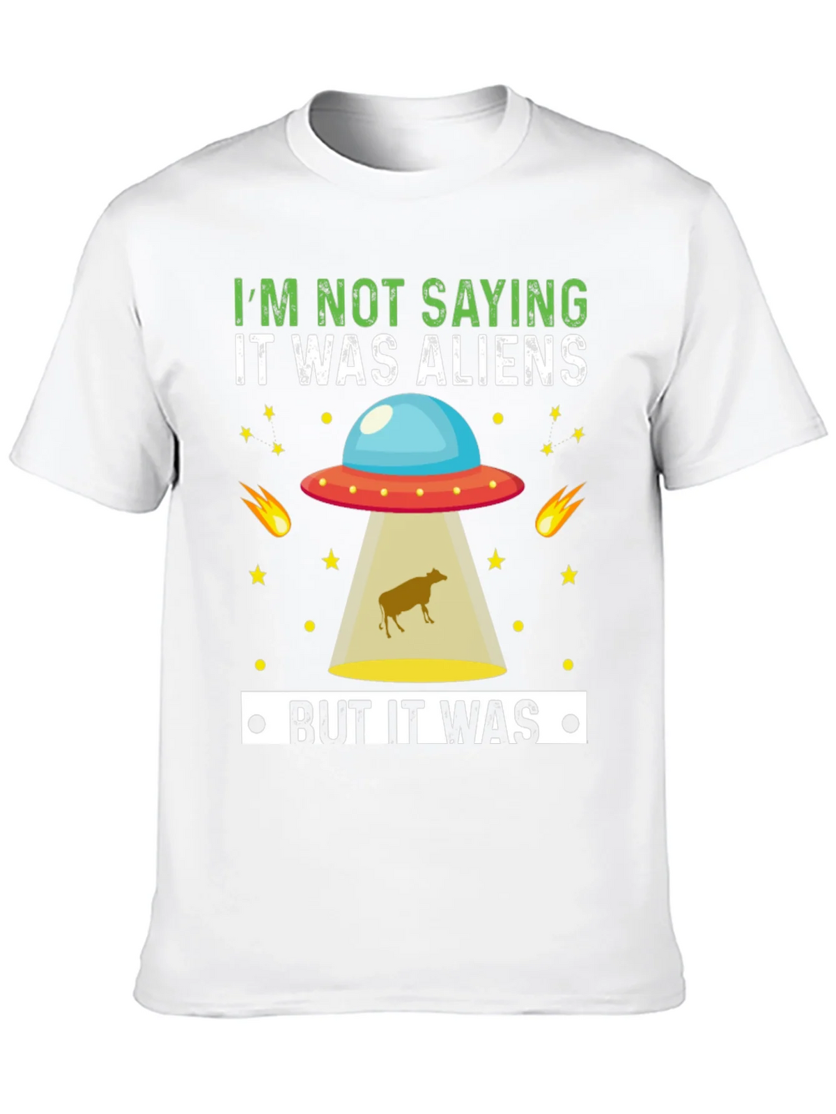 Funny Alien Abduction T-Shirt - But It Was Aliens product image 12