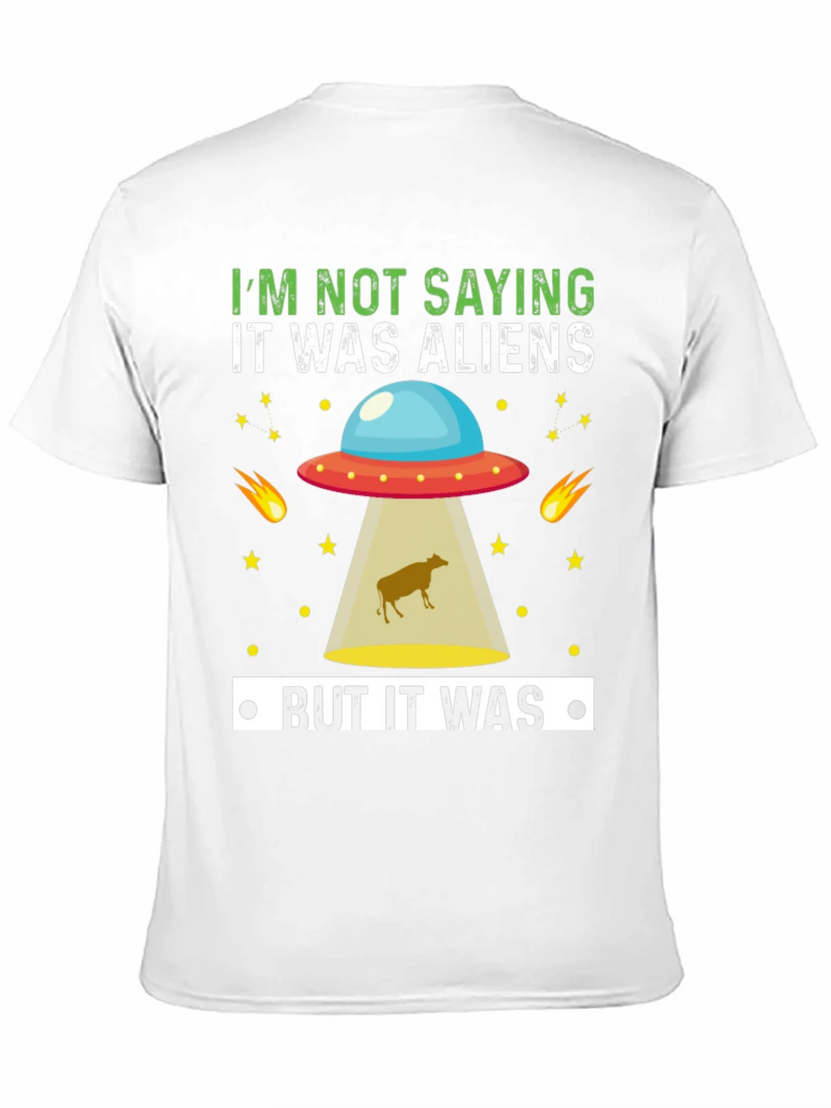 Funny Alien Abduction T-Shirt - But It Was Aliens product image 2