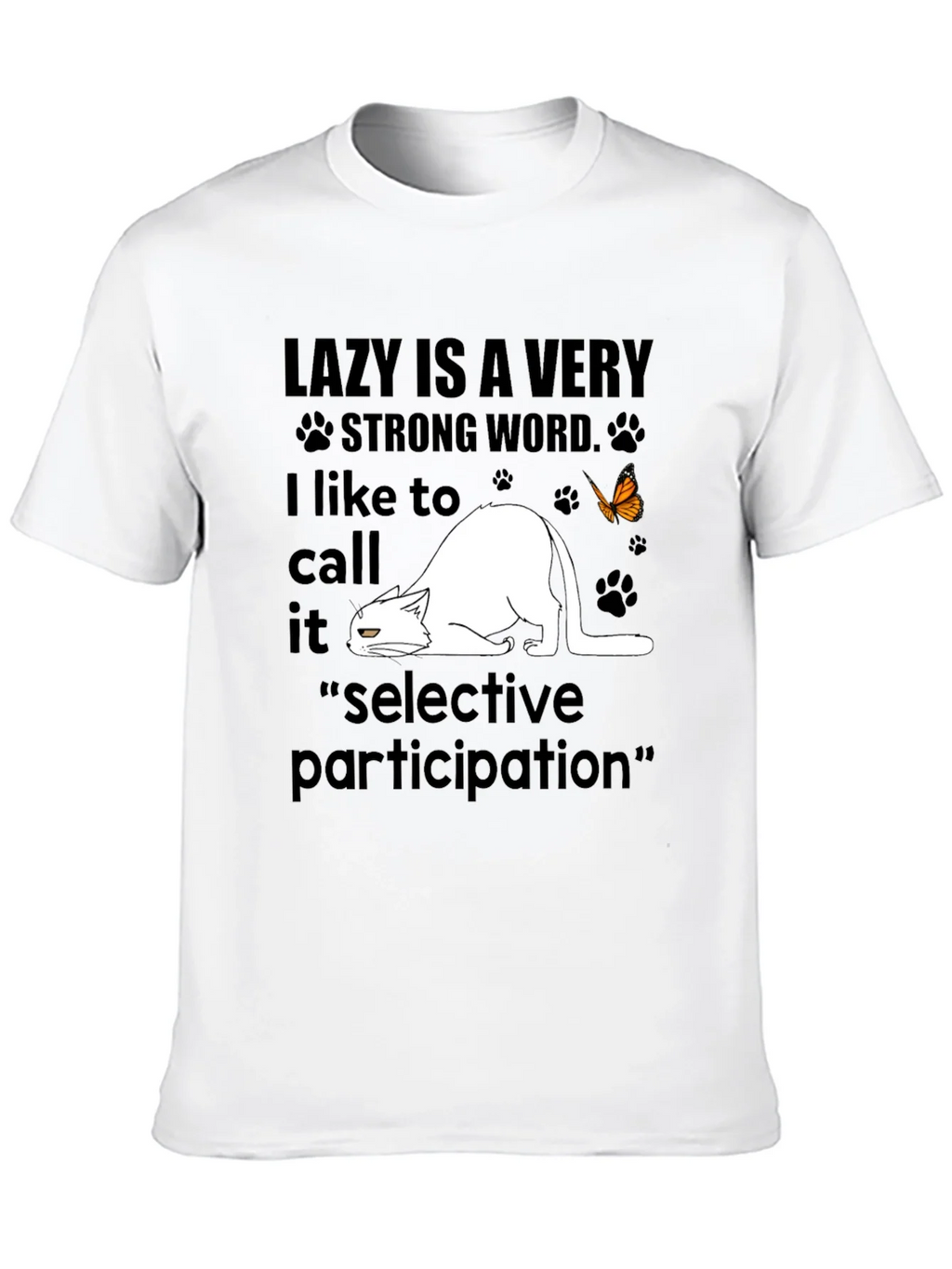 Lazy Cat T-Shirt - Selective Participation Tee product image 12