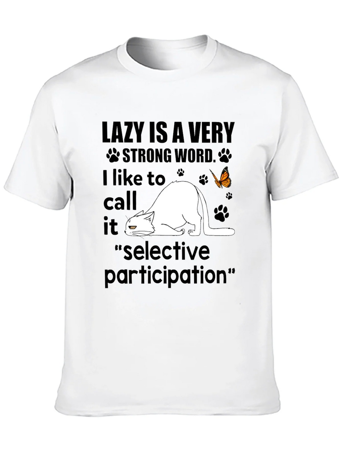 Lazy Cat T-Shirt - Selective Participation Tee product image 12