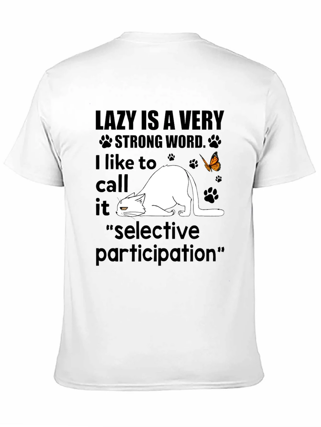 Lazy Cat T-Shirt - Selective Participation Tee product image 2