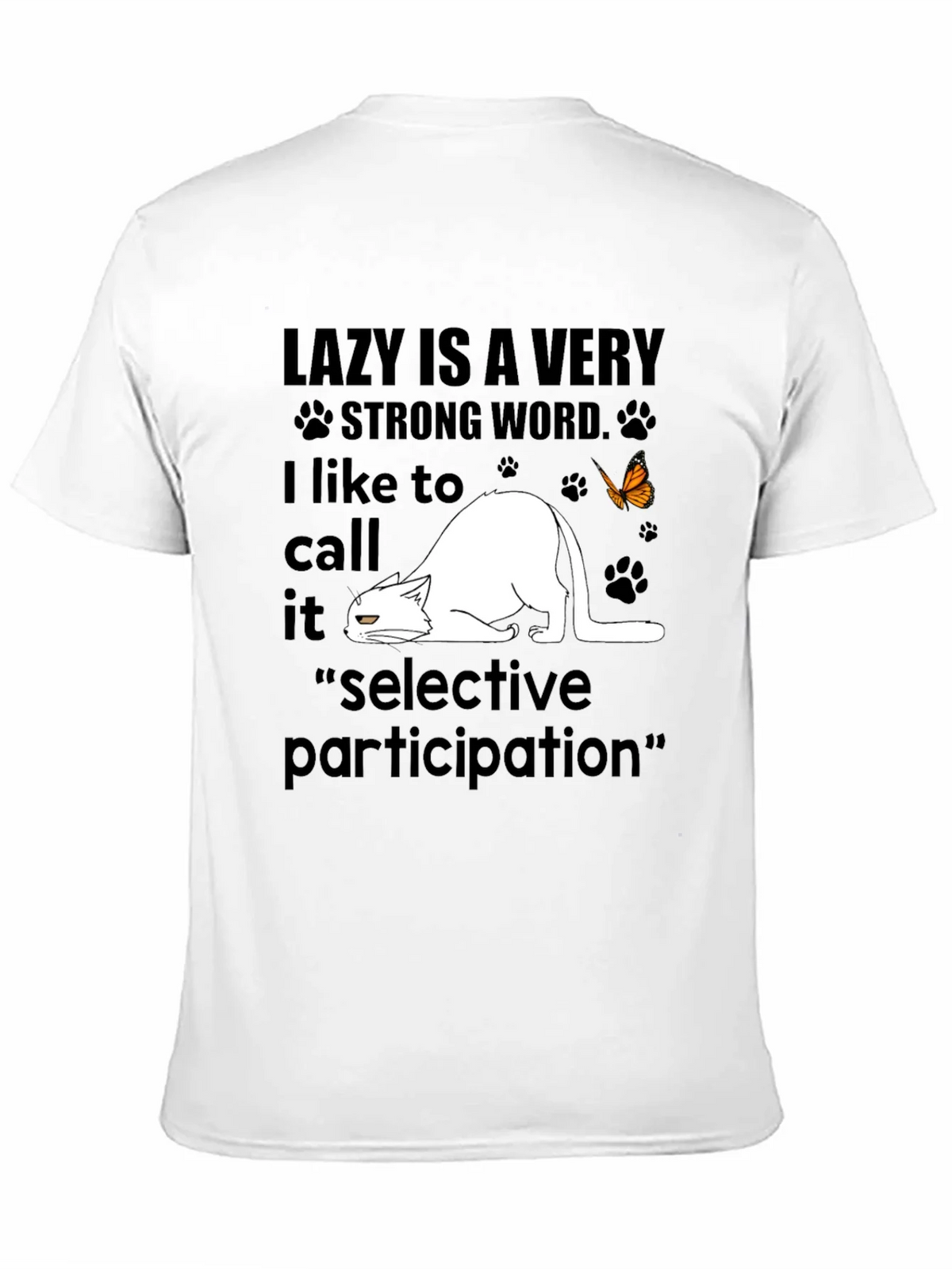 Lazy Cat T-Shirt - Selective Participation Tee product image 2