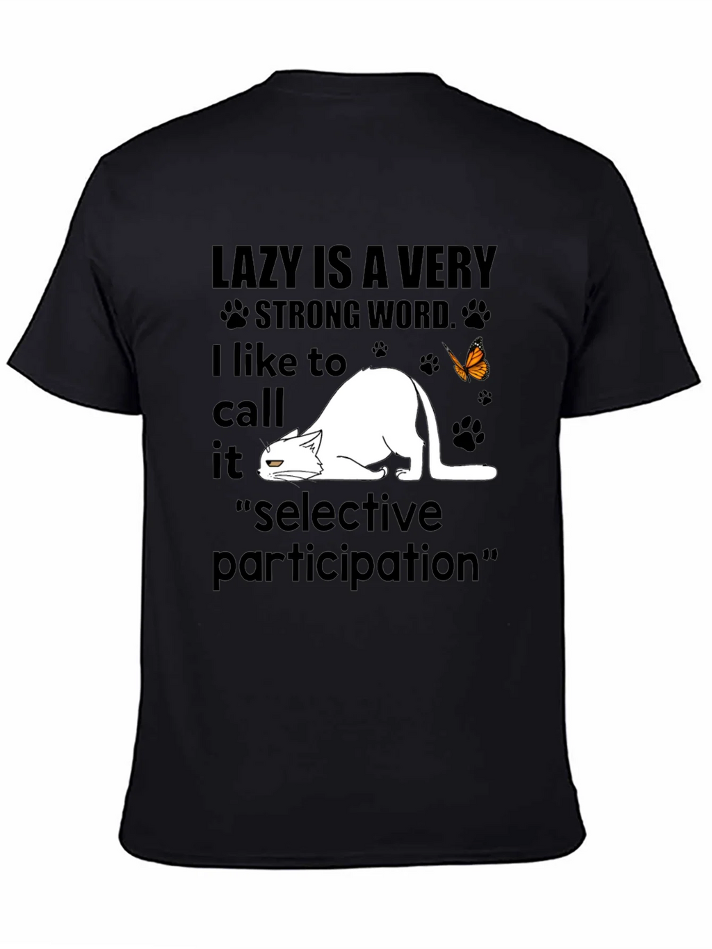 Lazy Cat T-Shirt - Selective Participation Tee product image 7