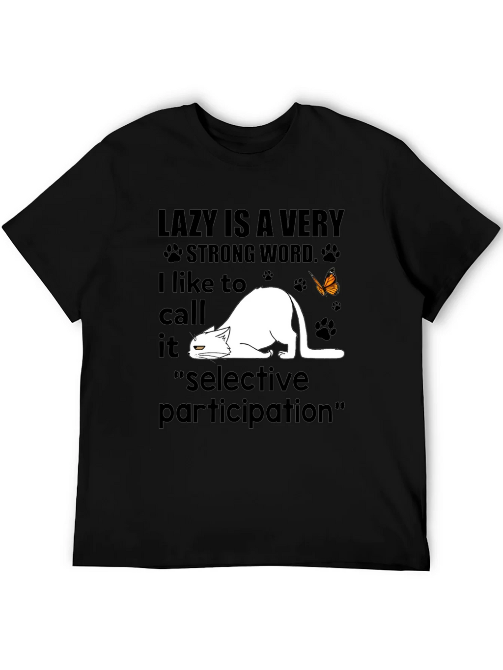 Lazy Cat T-Shirt - Selective Participation Tee product image 8