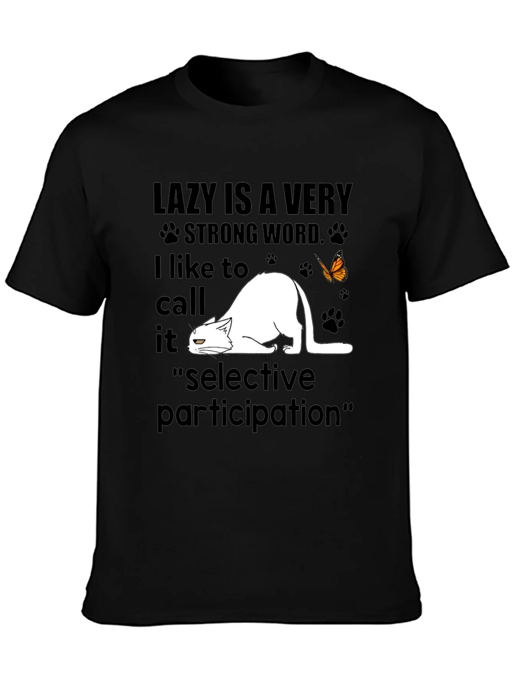 Lazy Cat T-Shirt - Selective Participation Tee product image 6