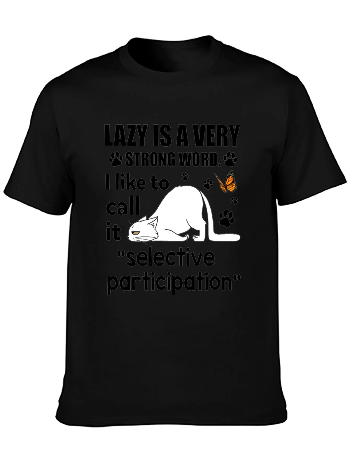 Lazy Cat T-Shirt - Selective Participation Tee product image 6