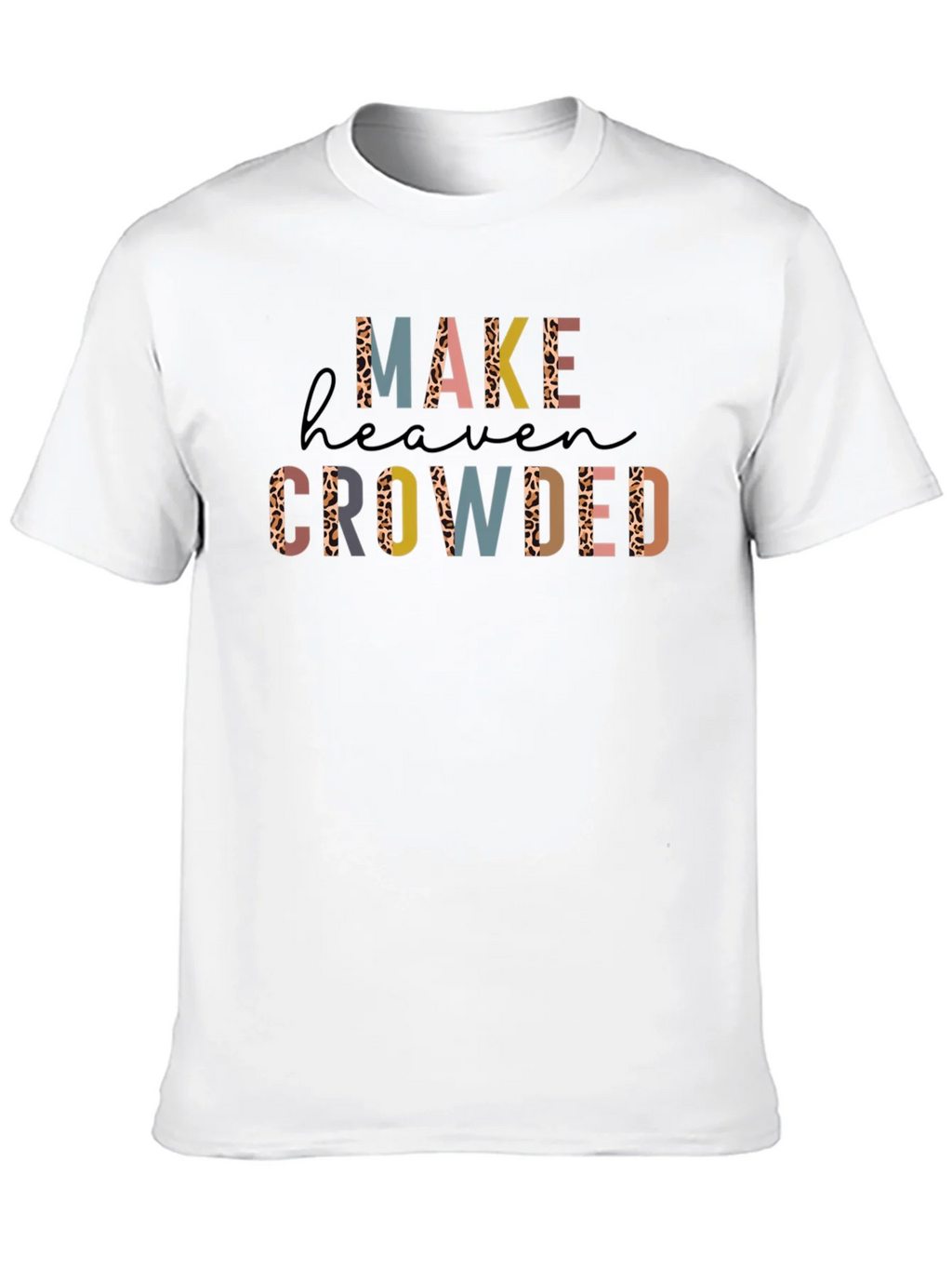 Make Heaven Crowded Graphic Tee - Stylish Christian T-Shirt product image 12