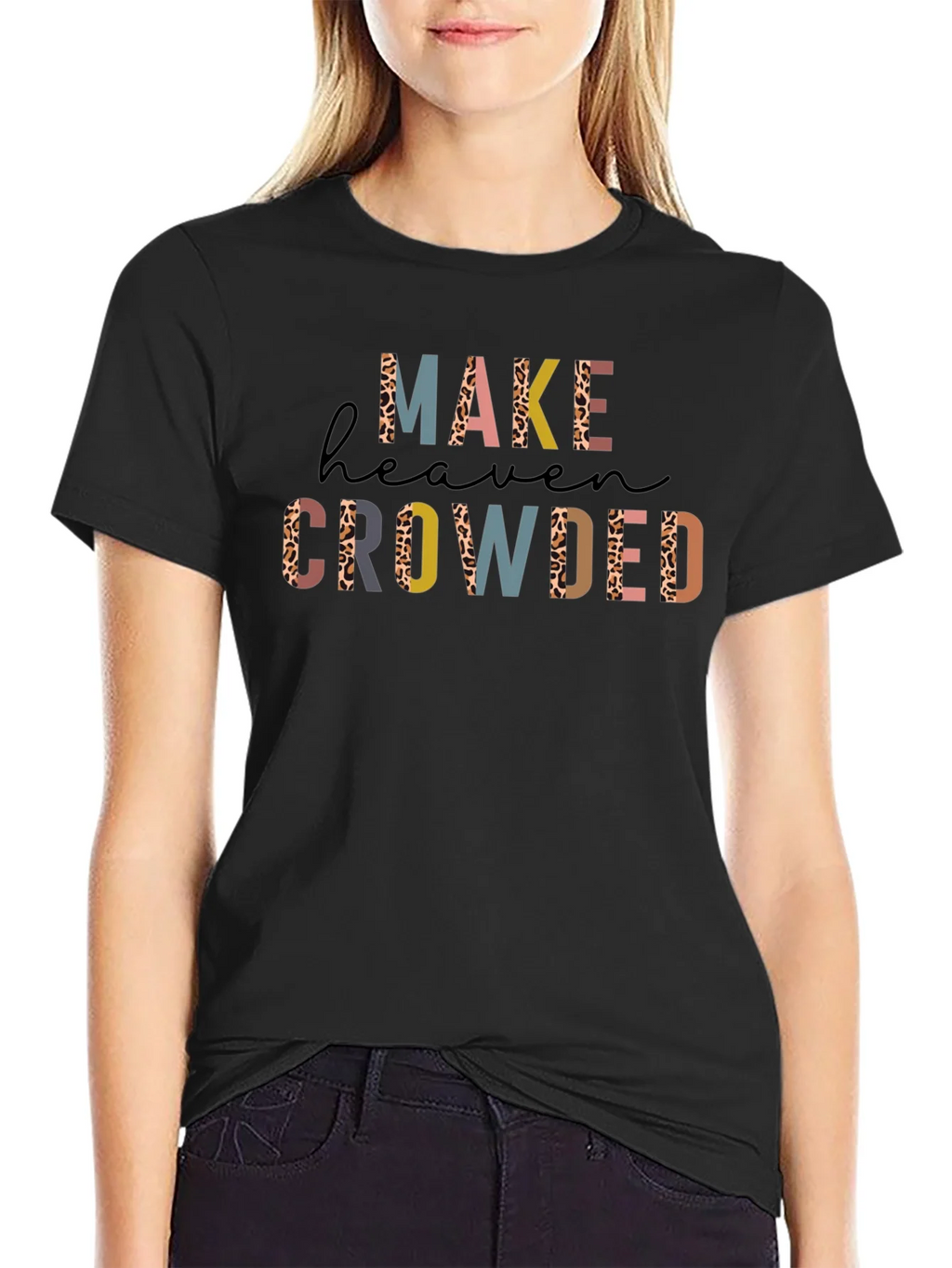 Make Heaven Crowded Graphic Tee - Stylish Christian T-Shirt product image 5