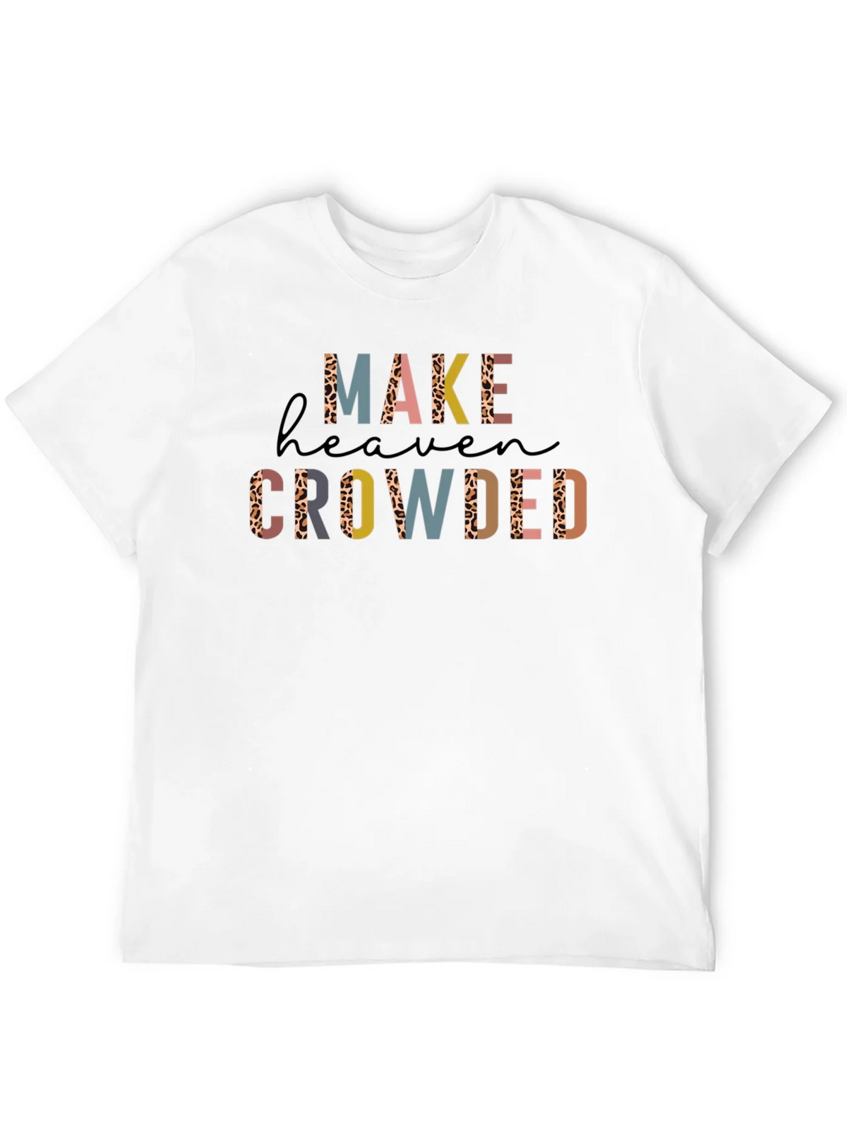 Make Heaven Crowded Graphic Tee - Stylish Christian T-Shirt product image 3