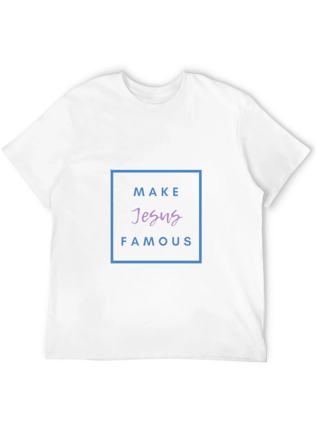 Make Jesus Famous Black T-Shirt product image 3