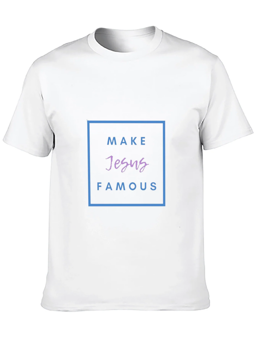 Make Jesus Famous Black T-Shirt product image 12