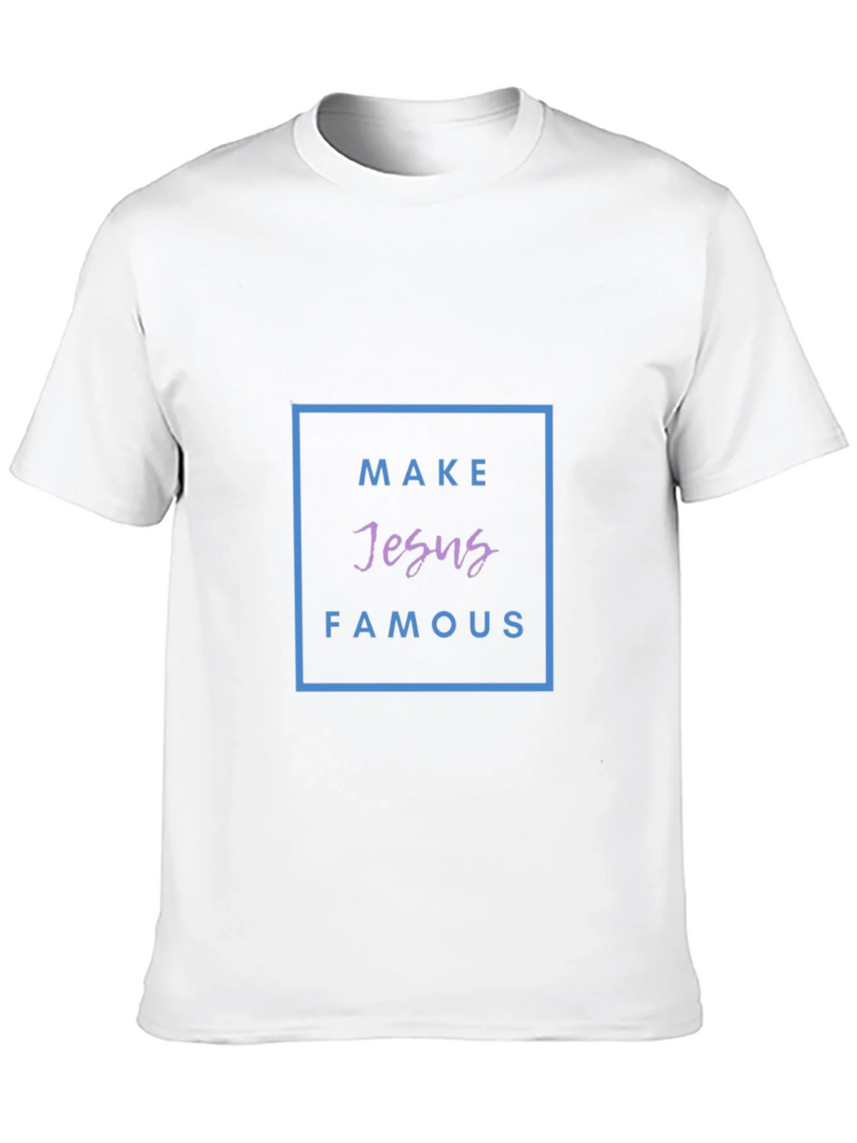 Make Jesus Famous Black T-Shirt product image 12