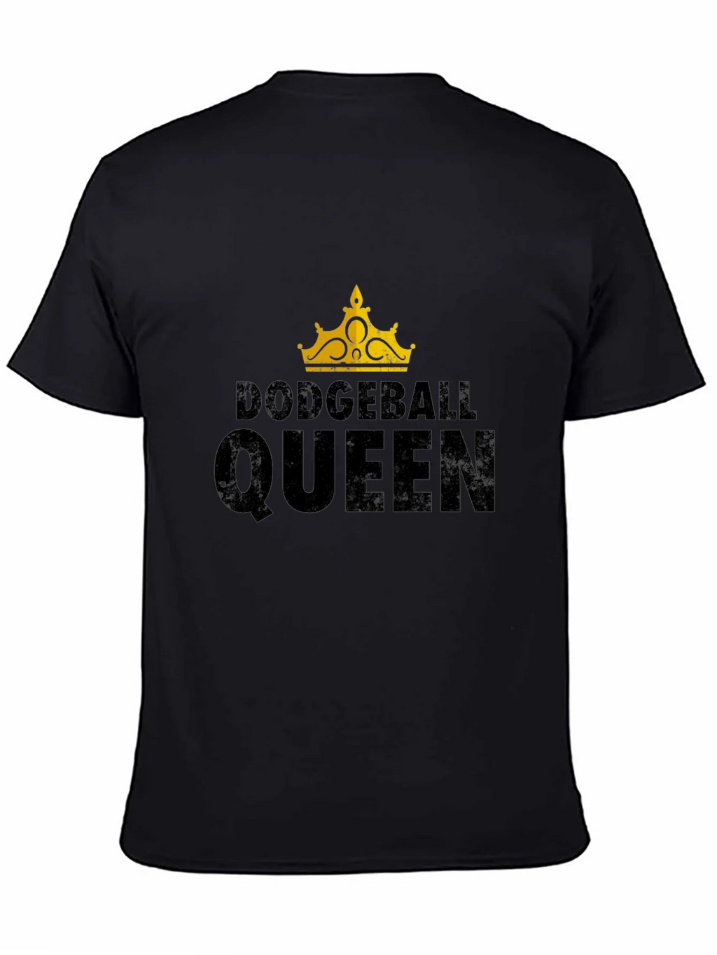 Dodgeball Queen Black Graphic T-Shirt product image 7