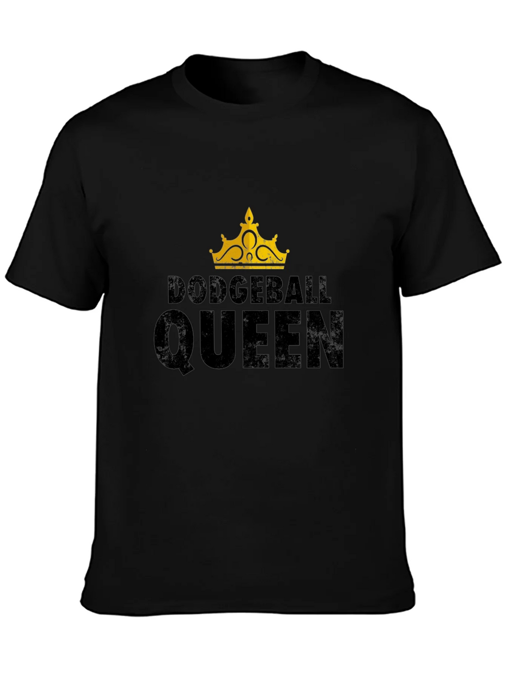 Dodgeball Queen Black Graphic T-Shirt product image 6