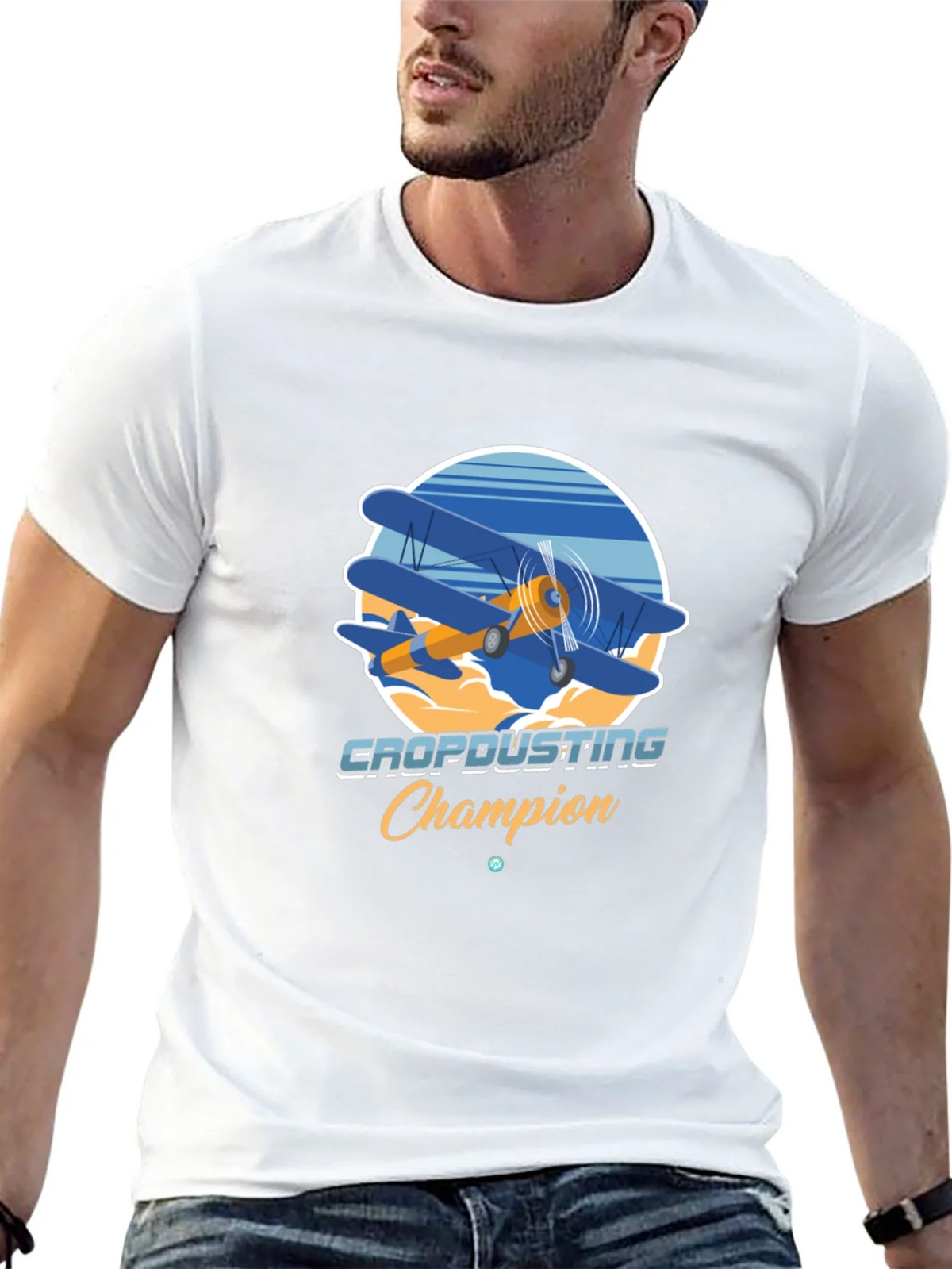 Cropdusting Champion T-Shirt - Aviation Tee product image 4