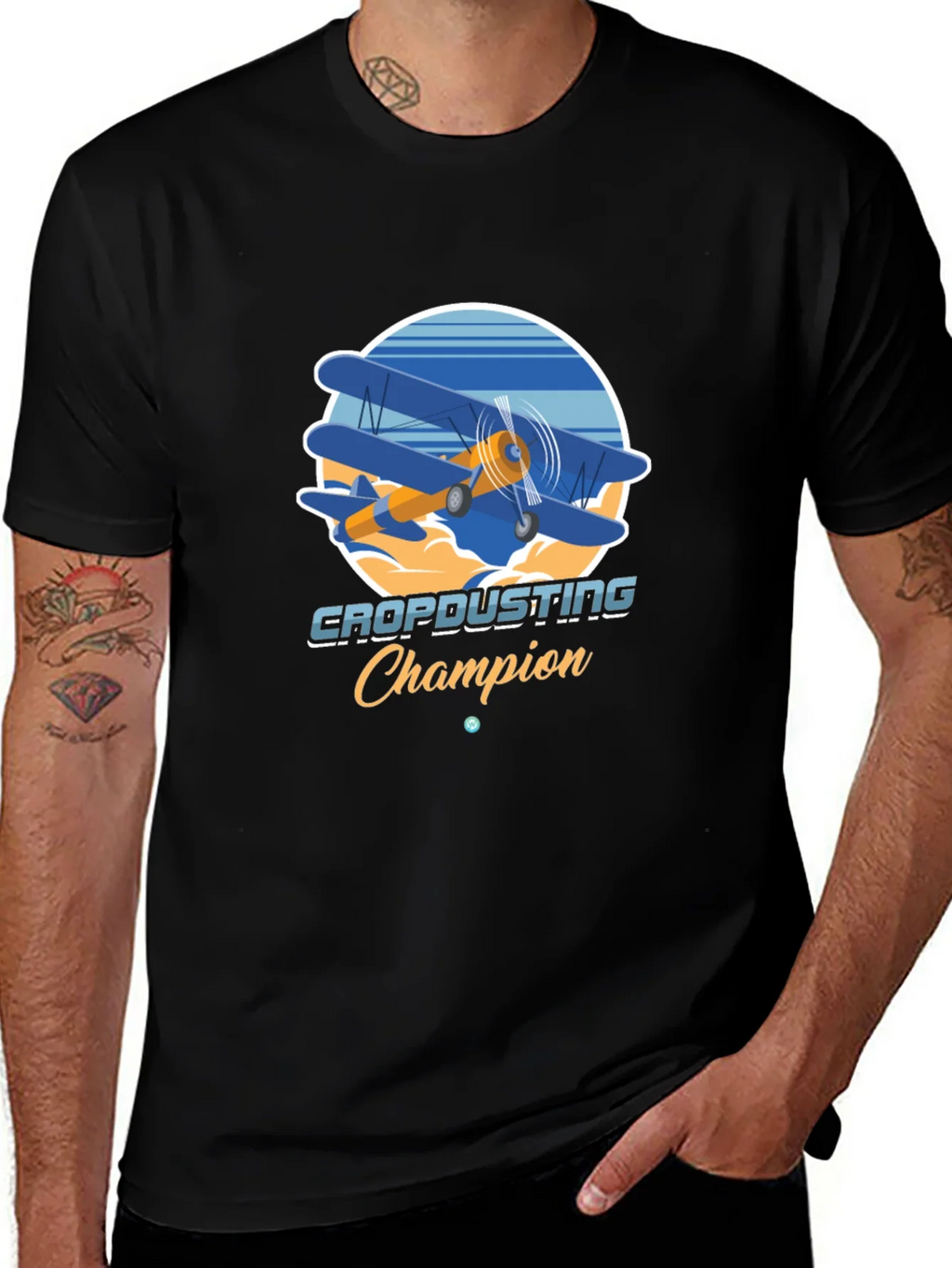 Cropdusting Champion T-Shirt - Aviation Tee product image 1