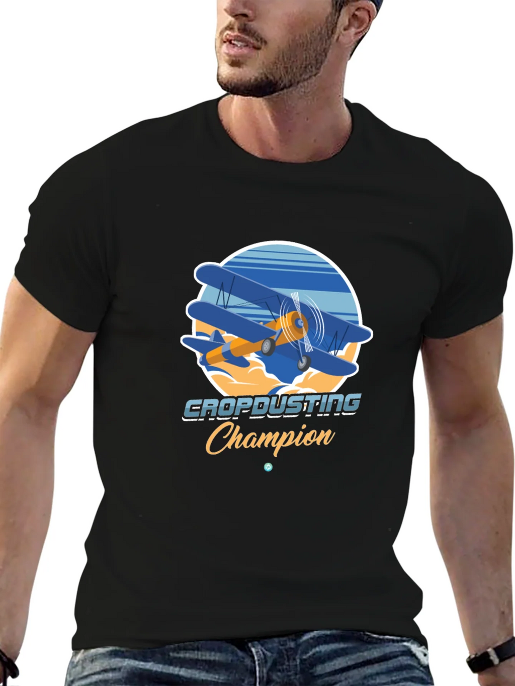 Cropdusting Champion T-Shirt - Aviation Tee product image 9