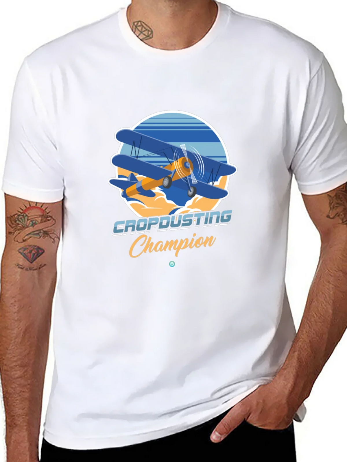 Cropdusting Champion T-Shirt - Aviation Tee product image 10