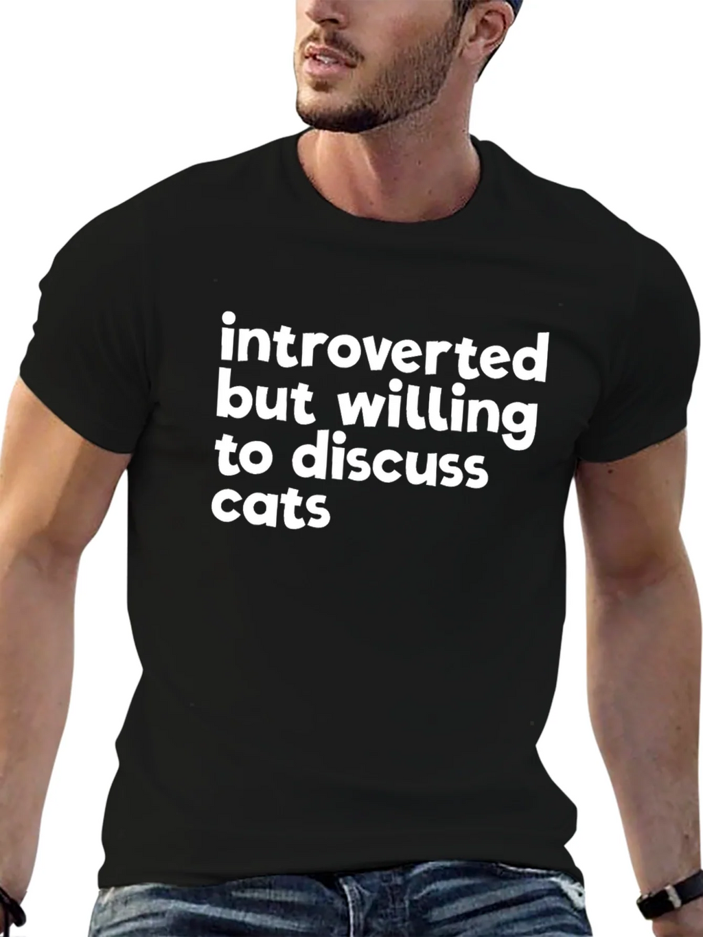 Introverted Cat Lover T-Shirt product image 9