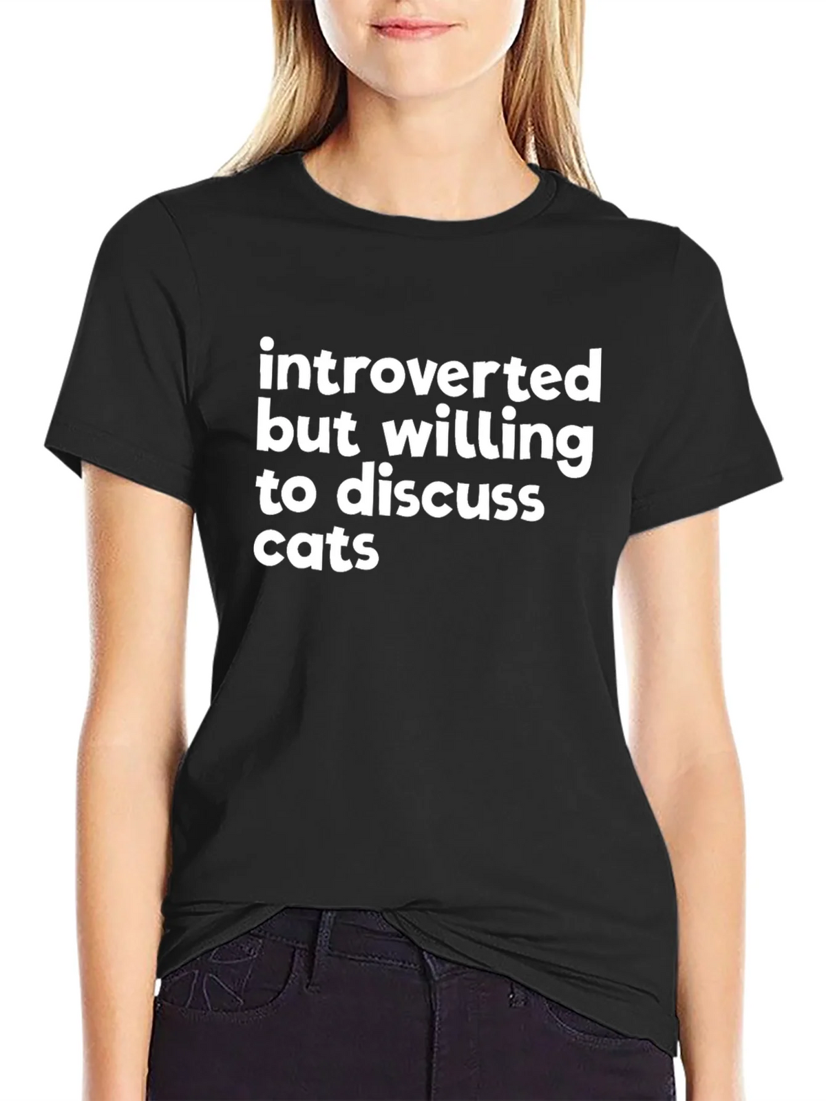 Introverted Cat Lover T-Shirt product image 5
