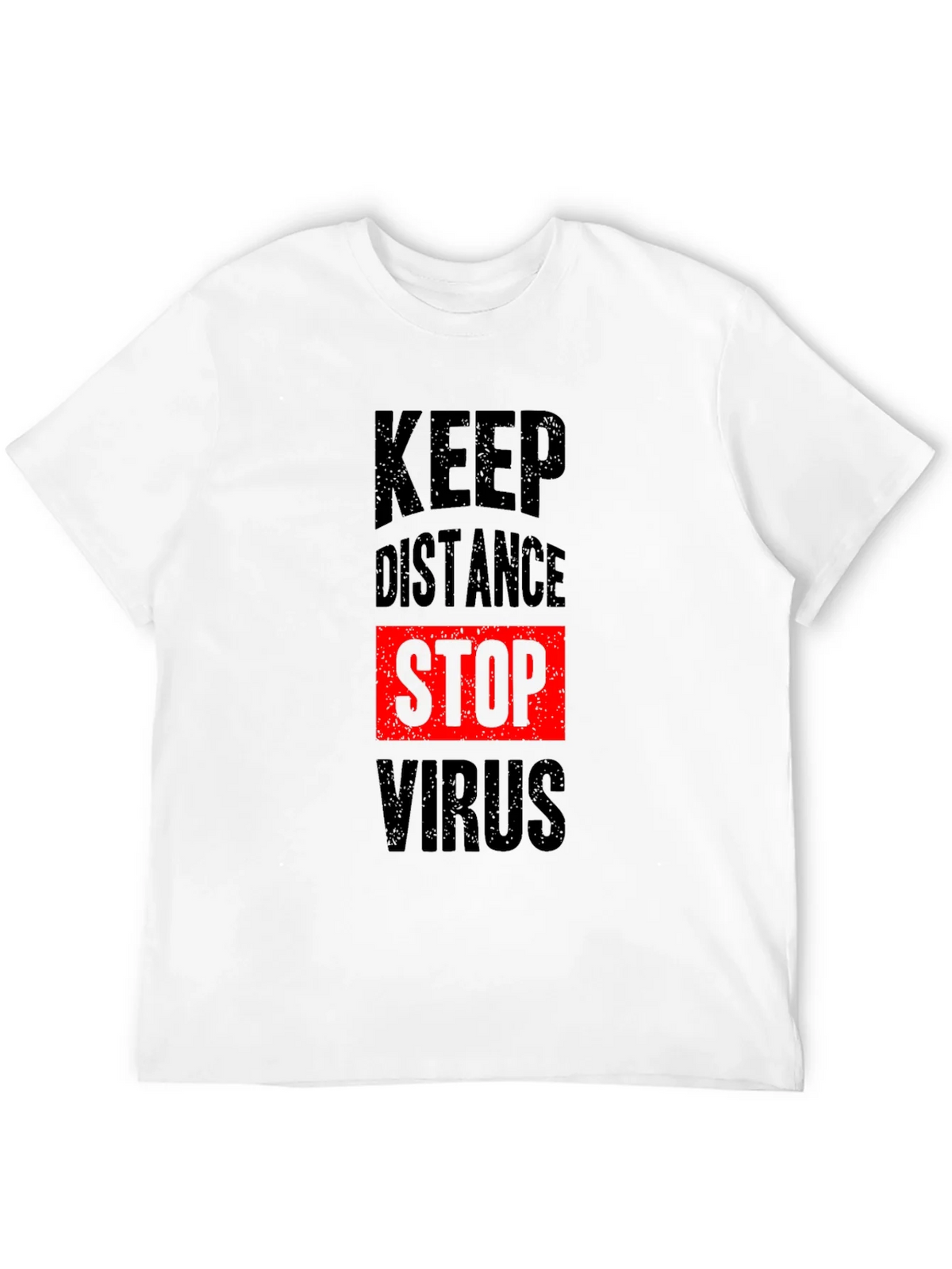 Keep Distance Stop Virus T-Shirt product image 3