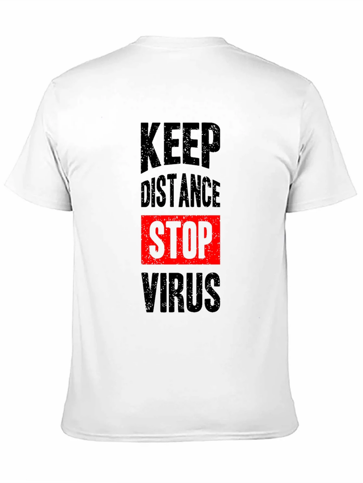Keep Distance Stop Virus T-Shirt product image 2
