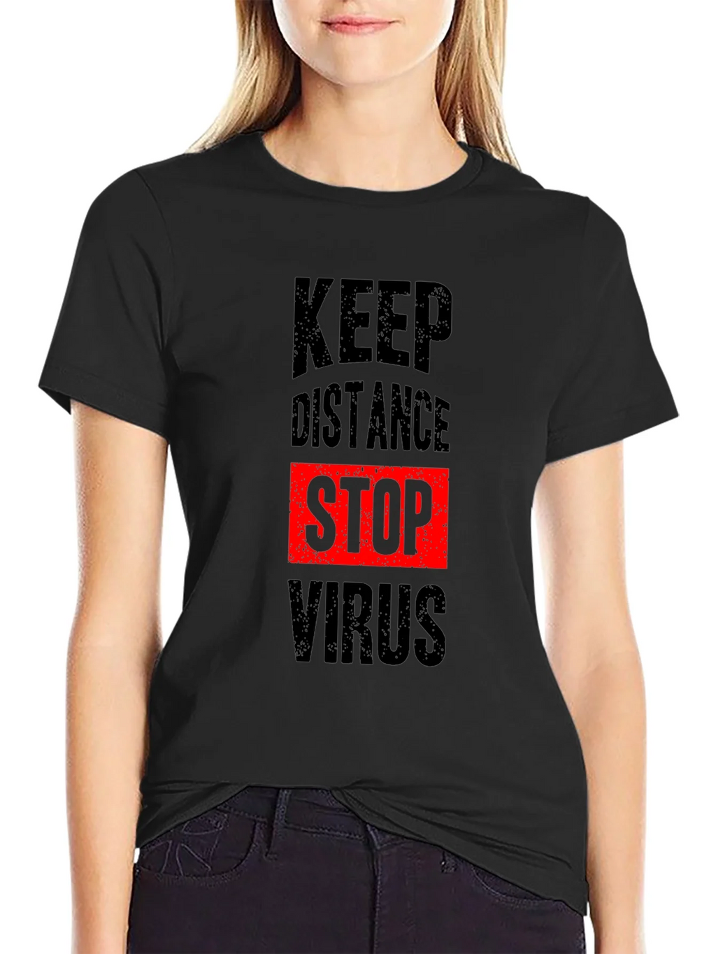 Keep Distance Stop Virus T-Shirt product image 5