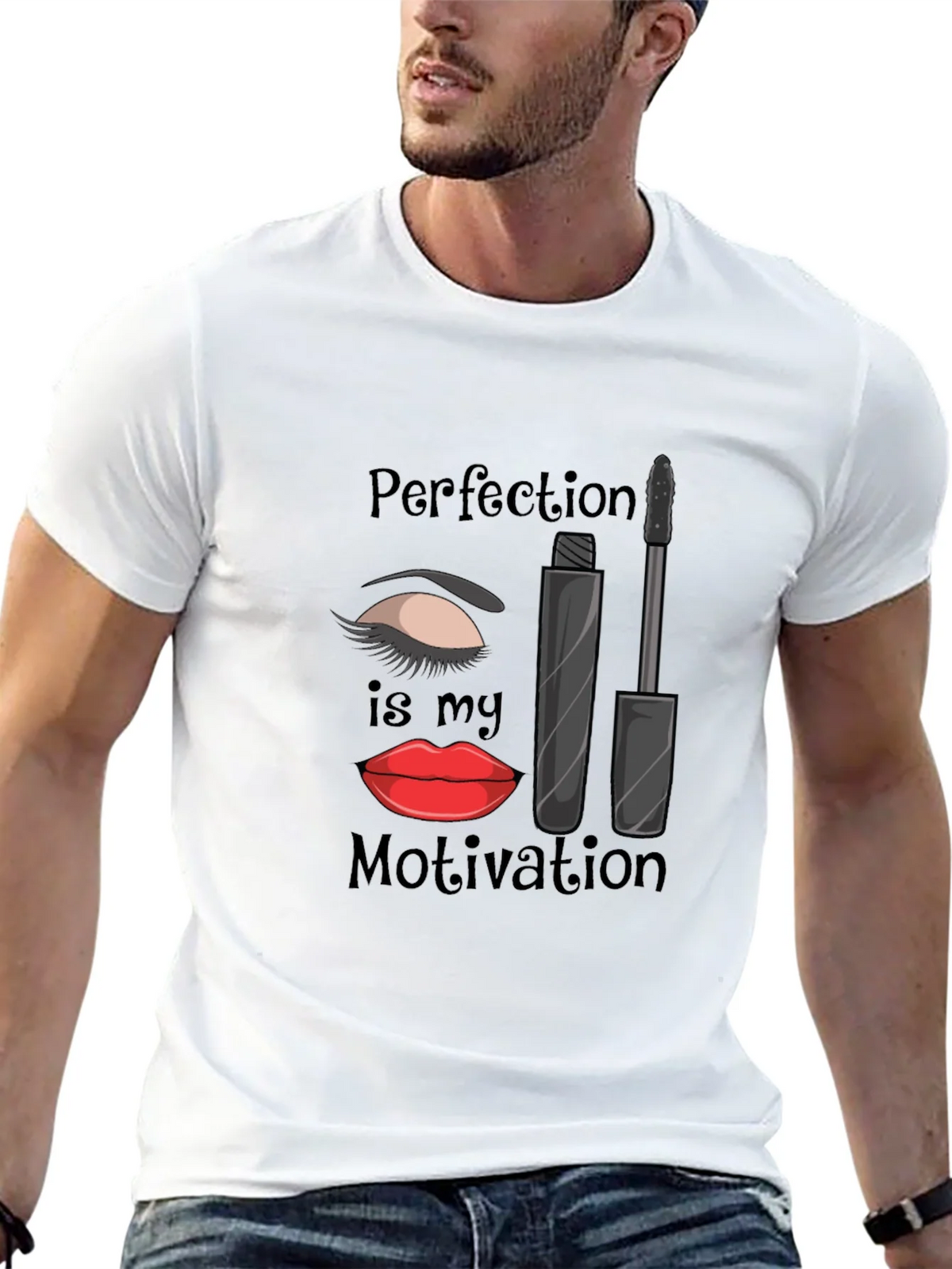 Perfection is My Motivation T-Shirt - Makeup Lover Tee product image 4
