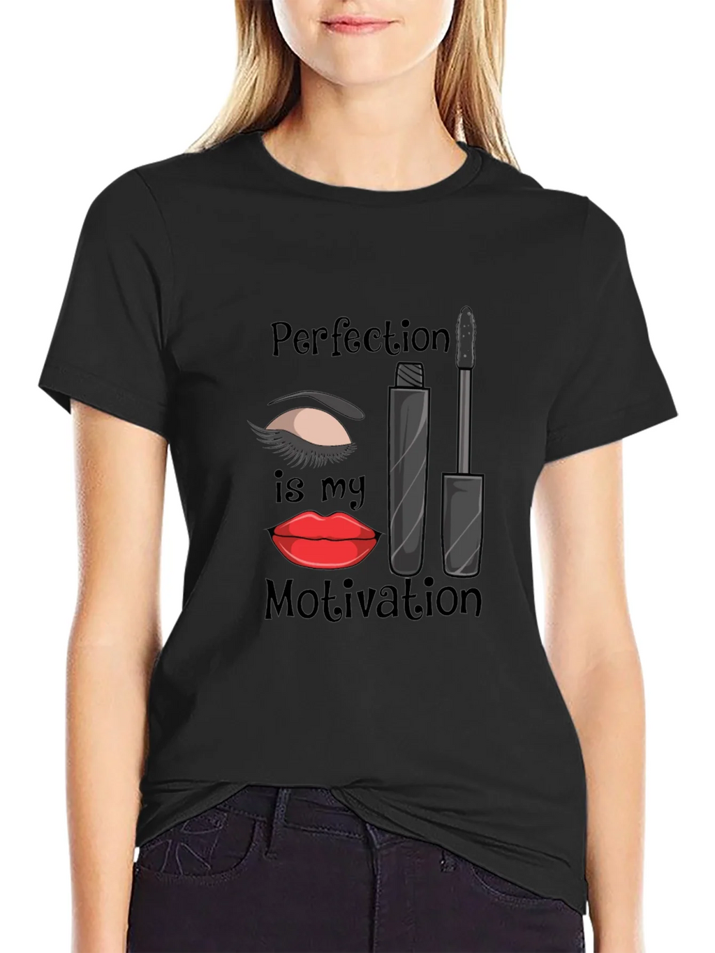 Perfection is My Motivation T-Shirt - Makeup Lover Tee product image 5