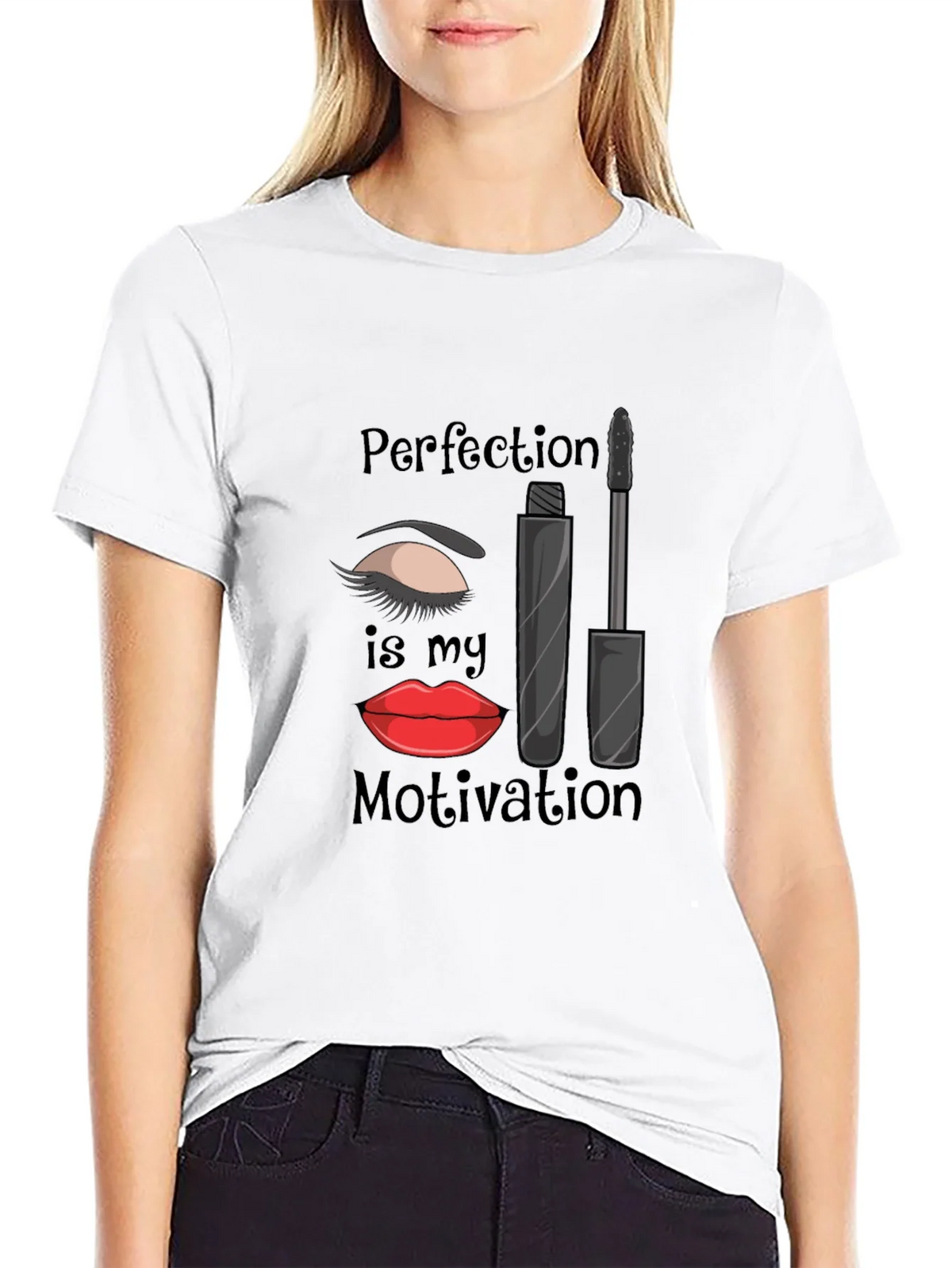 Perfection is My Motivation T-Shirt - Makeup Lover Tee product image 11