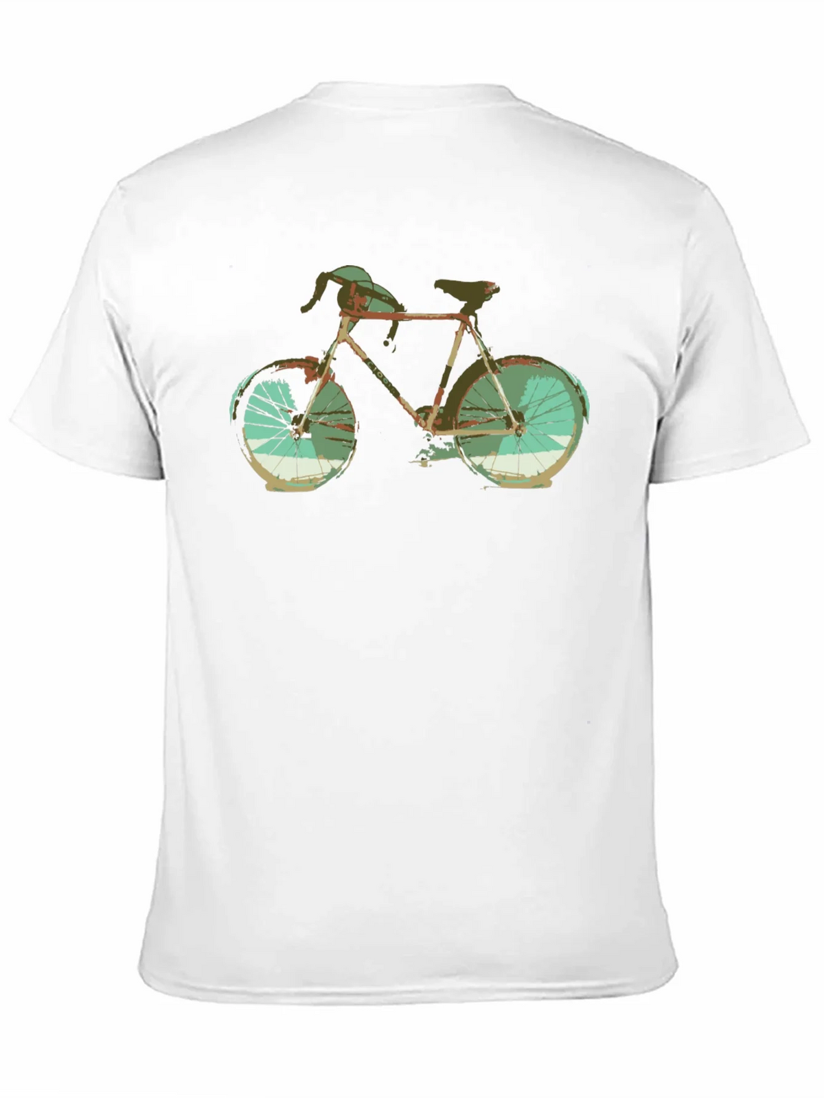 Vintage Bicycle Graphic Tee - Retro Style Black T-Shirt product image 2
