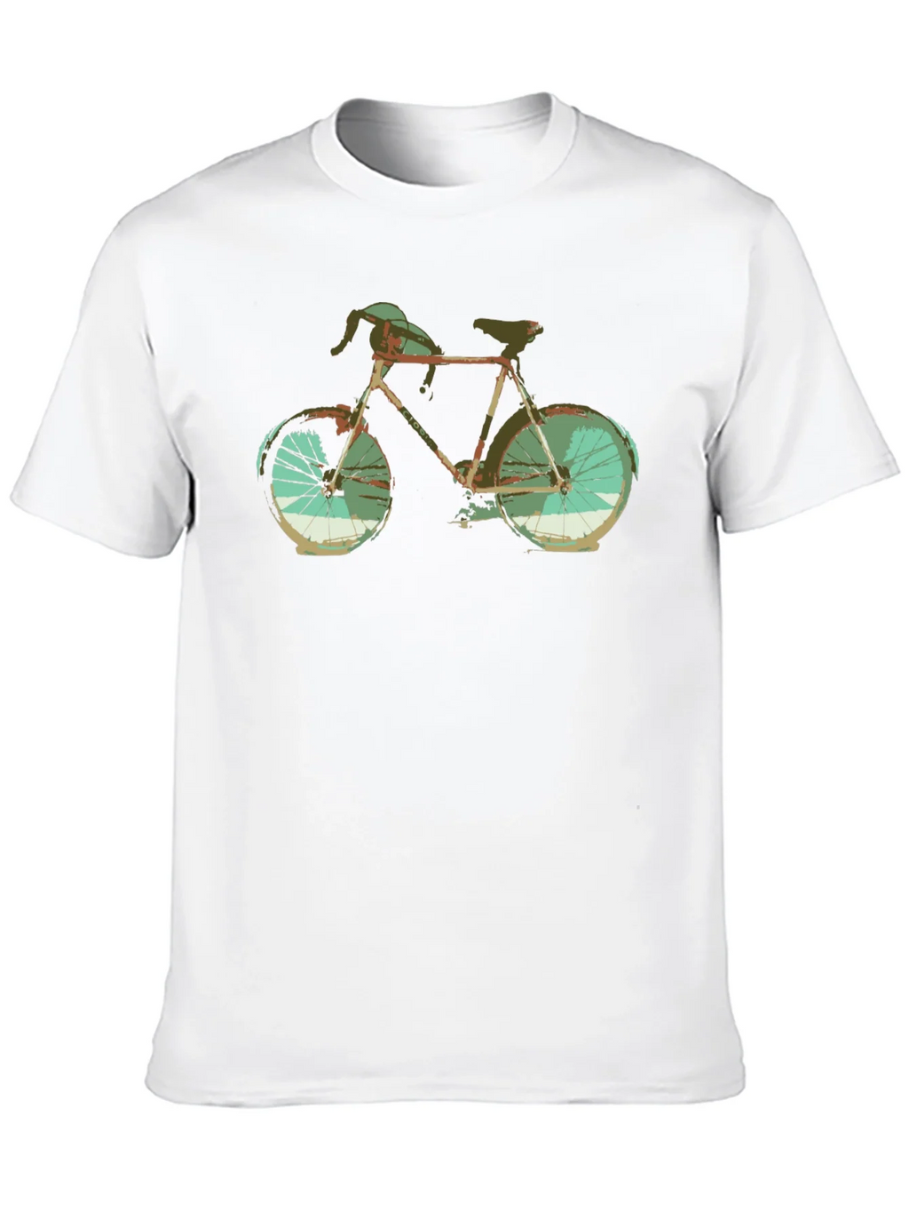 Vintage Bicycle Graphic Tee - Retro Style Black T-Shirt product image 12