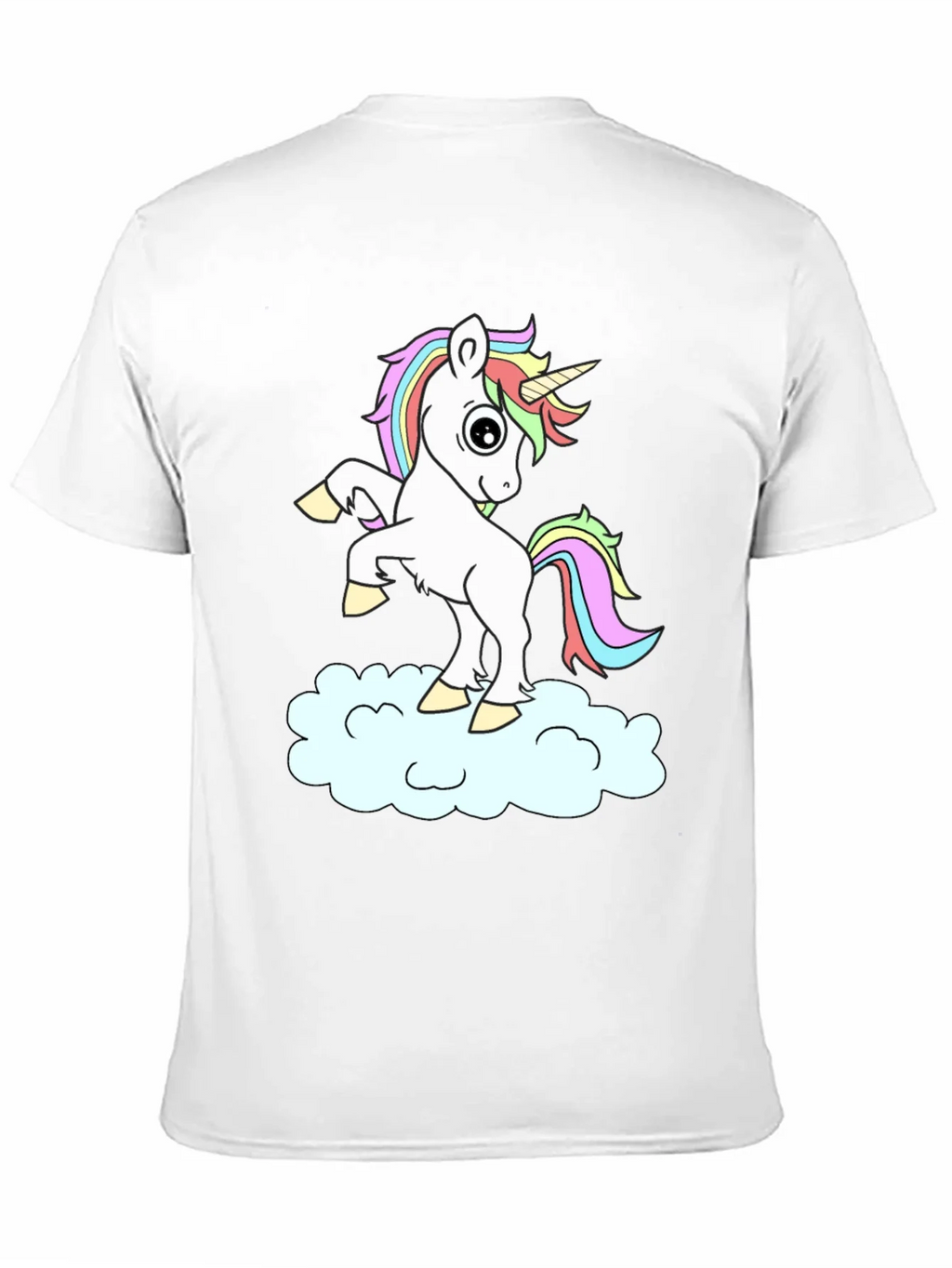 Unicorn Cloud Black T-Shirt product image 2
