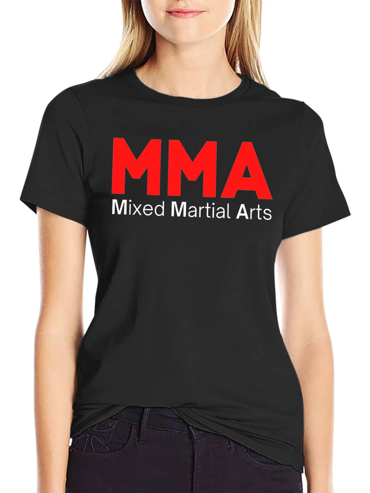 MMA Mixed Martial Arts Black T-Shirt product image 5