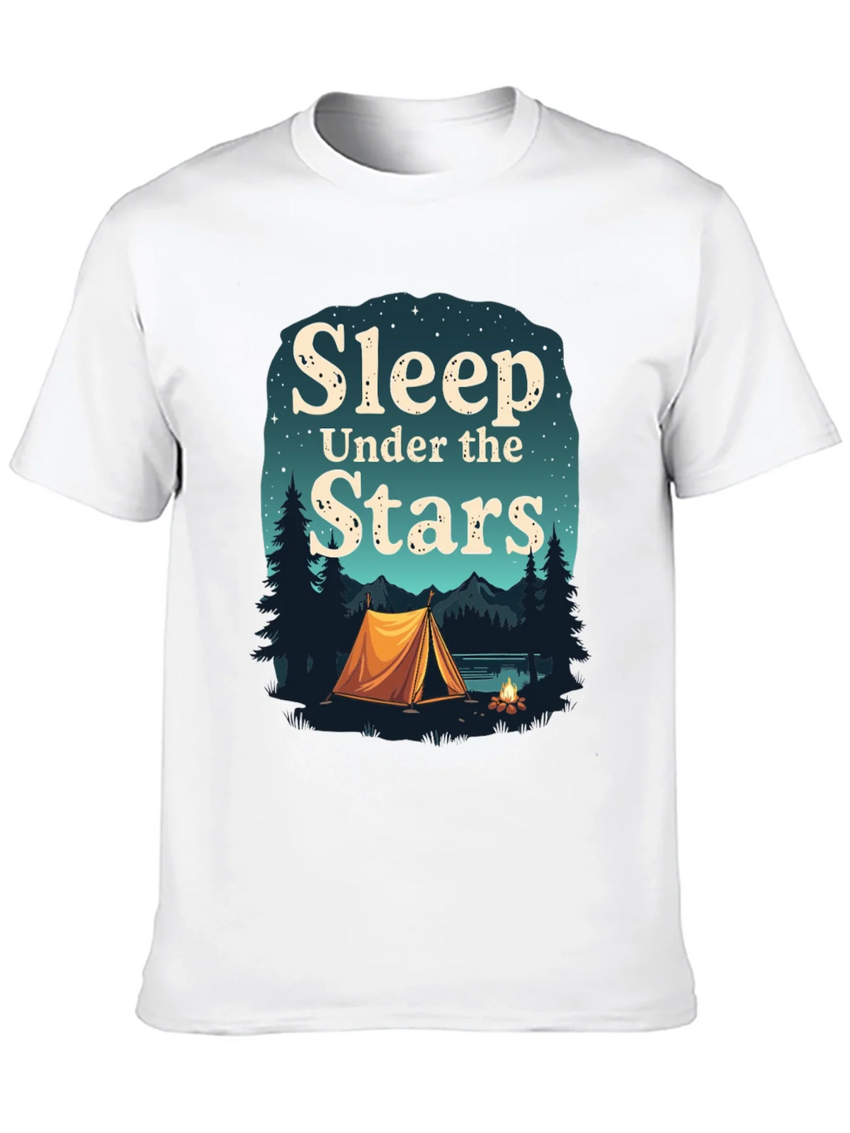 Sleep Under the Stars Graphic Tee Camping T-Shirt product image 12