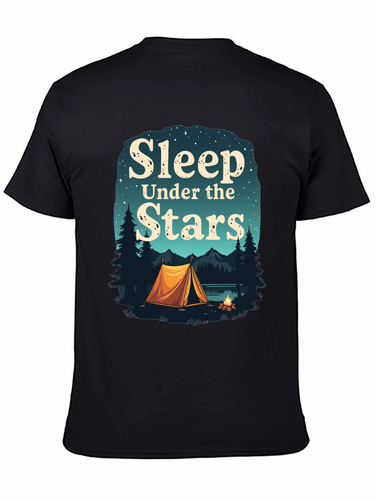 Sleep Under the Stars Graphic Tee Camping T-Shirt product image 7