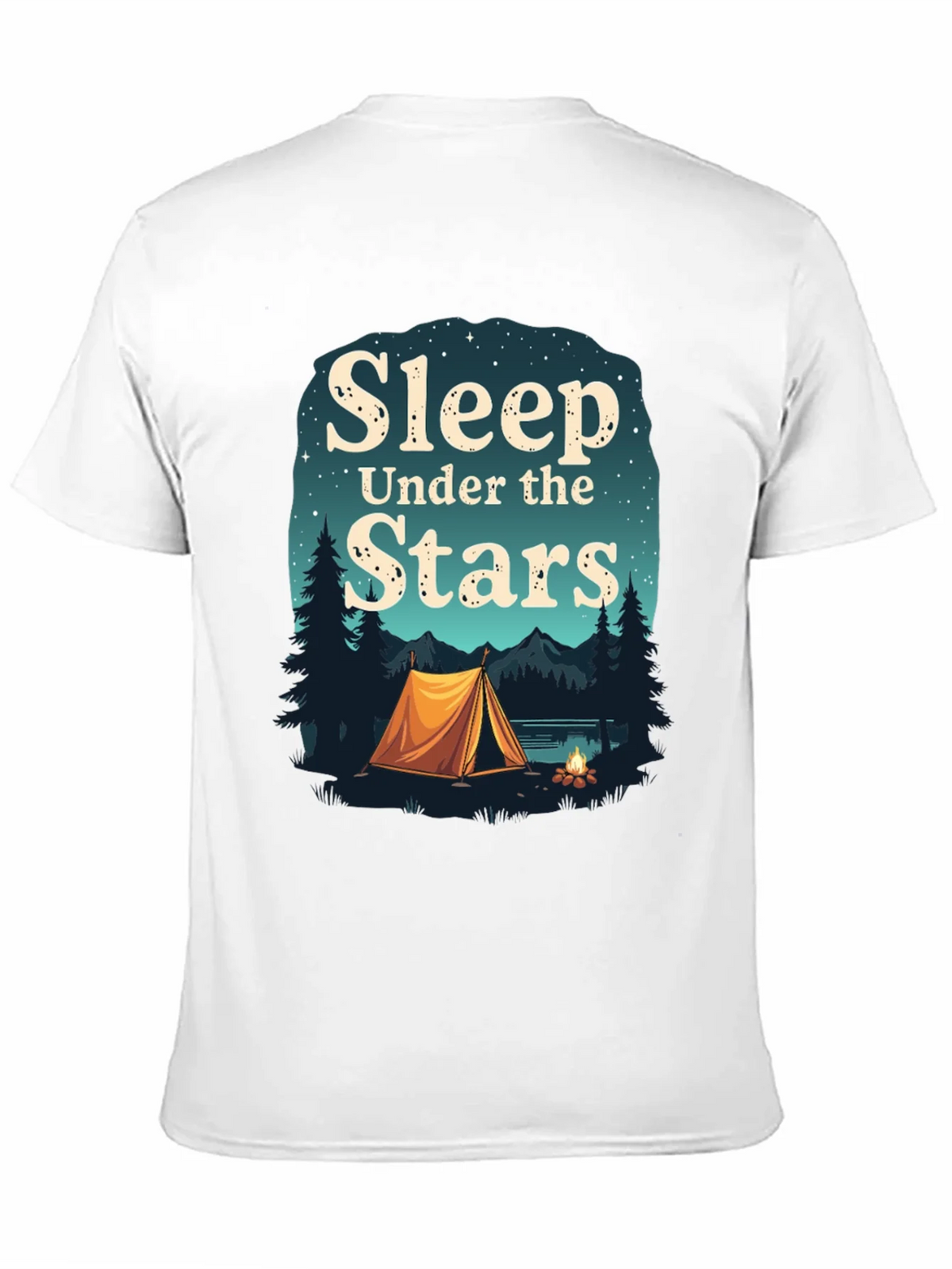 Sleep Under the Stars Graphic Tee Camping T-Shirt product image 2