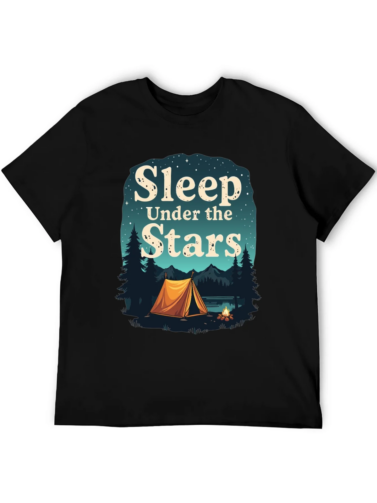 Sleep Under the Stars Graphic Tee Camping T-Shirt product image 8
