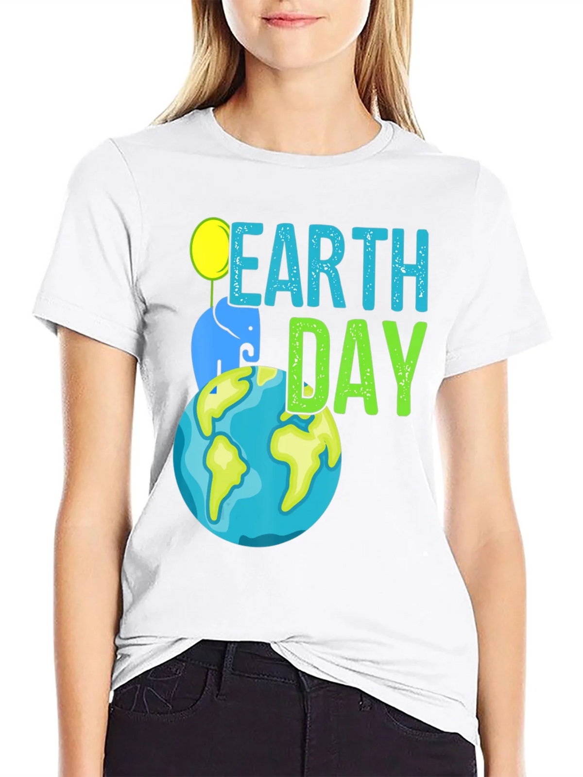 Earth Day Elephant Graphic T-Shirt product image 11